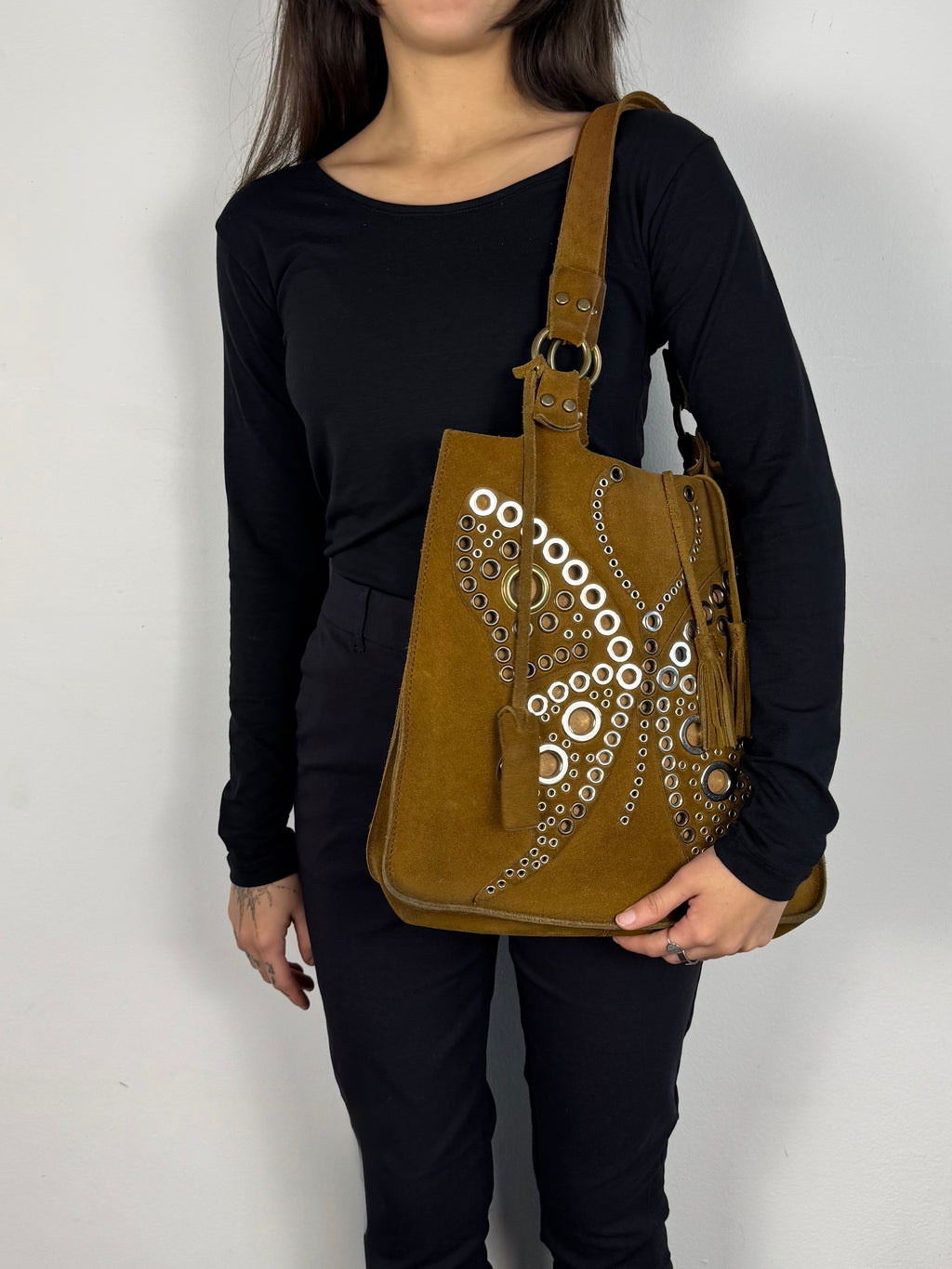 Dolce & Gabbana Suede Butterfly