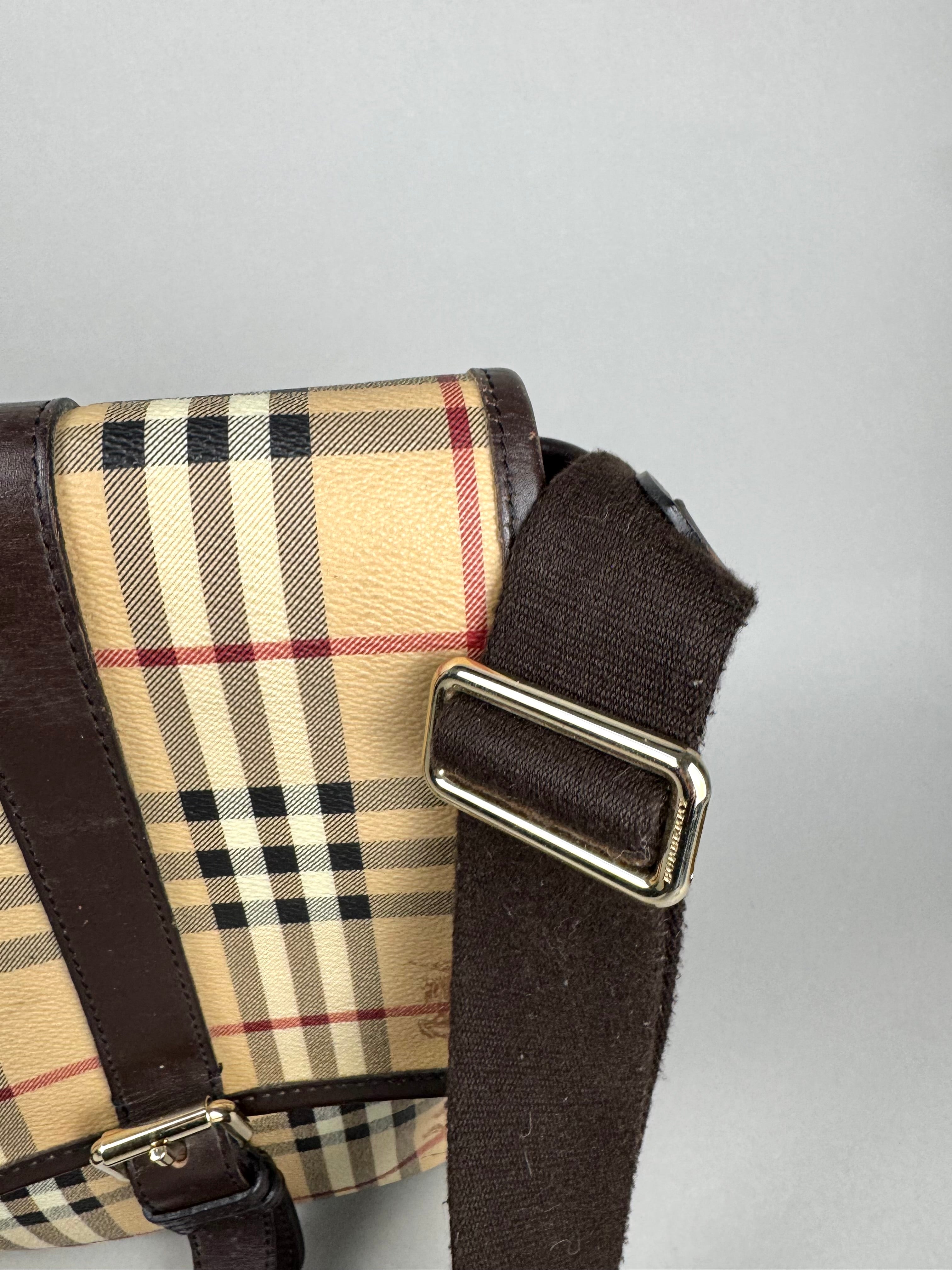 Burberry Haymarket Check Messenger