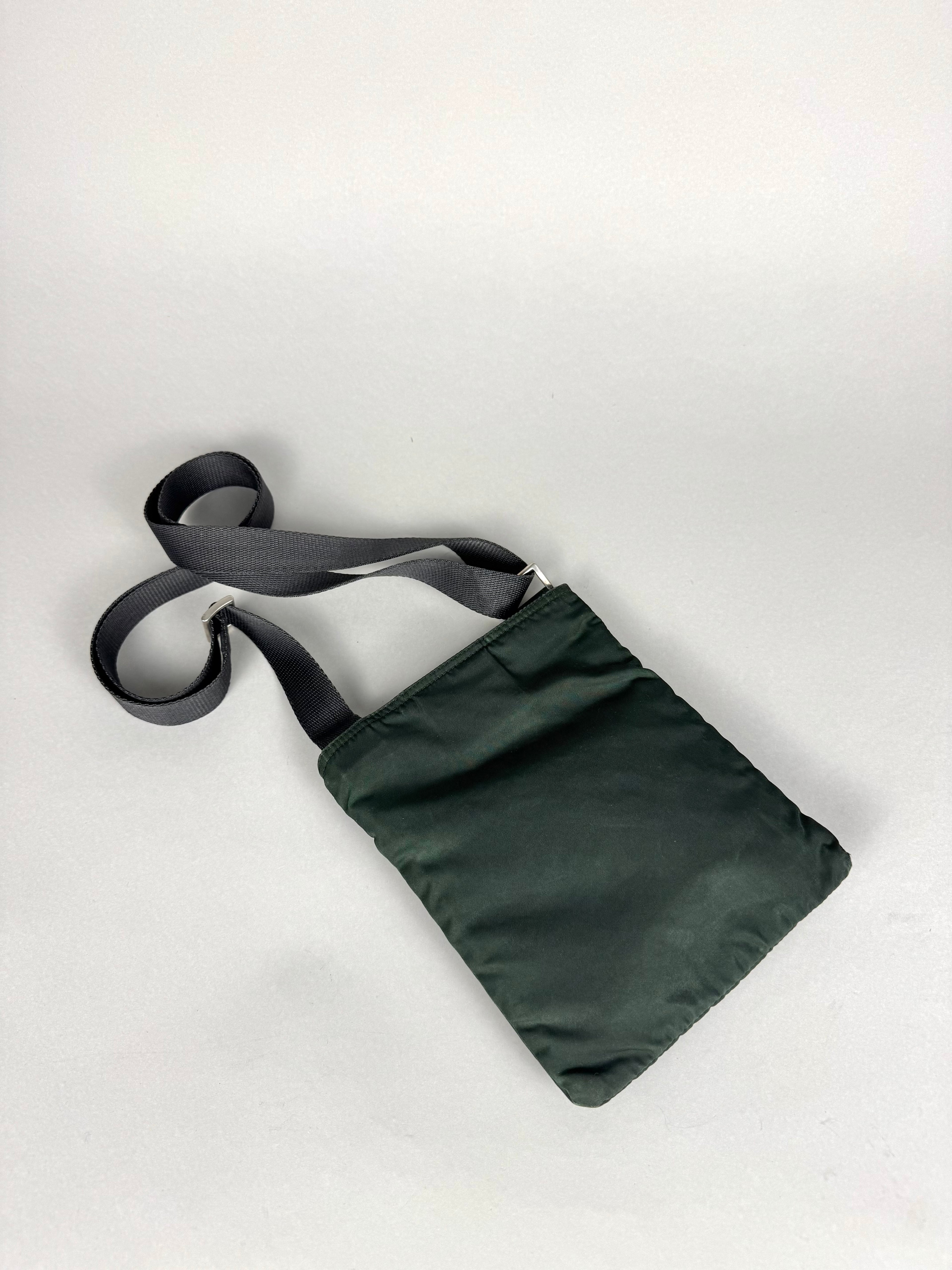 Prada Mini Nylon Green Crossbody