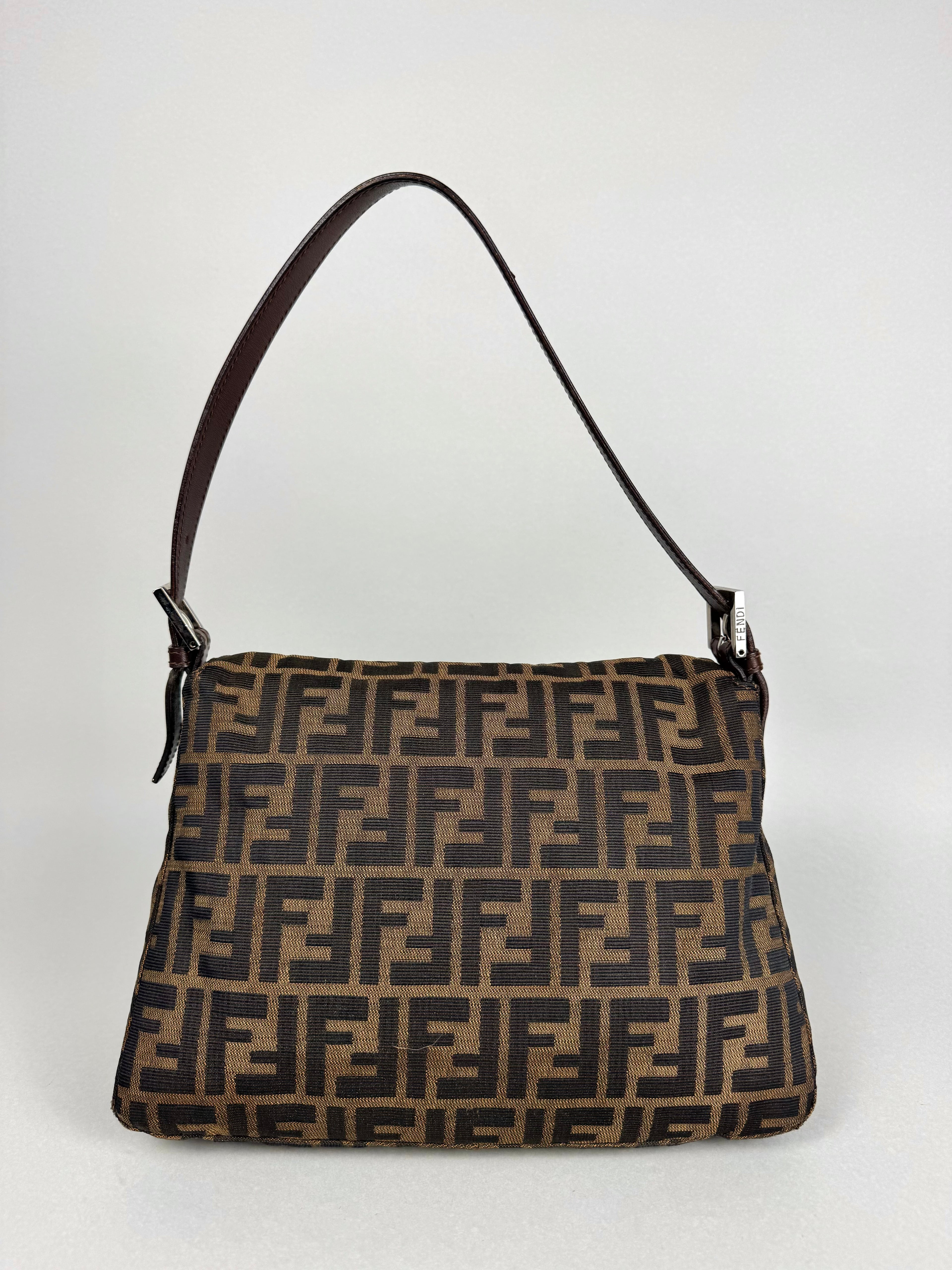 Fendi Monogram Zucca Mamma Baguette