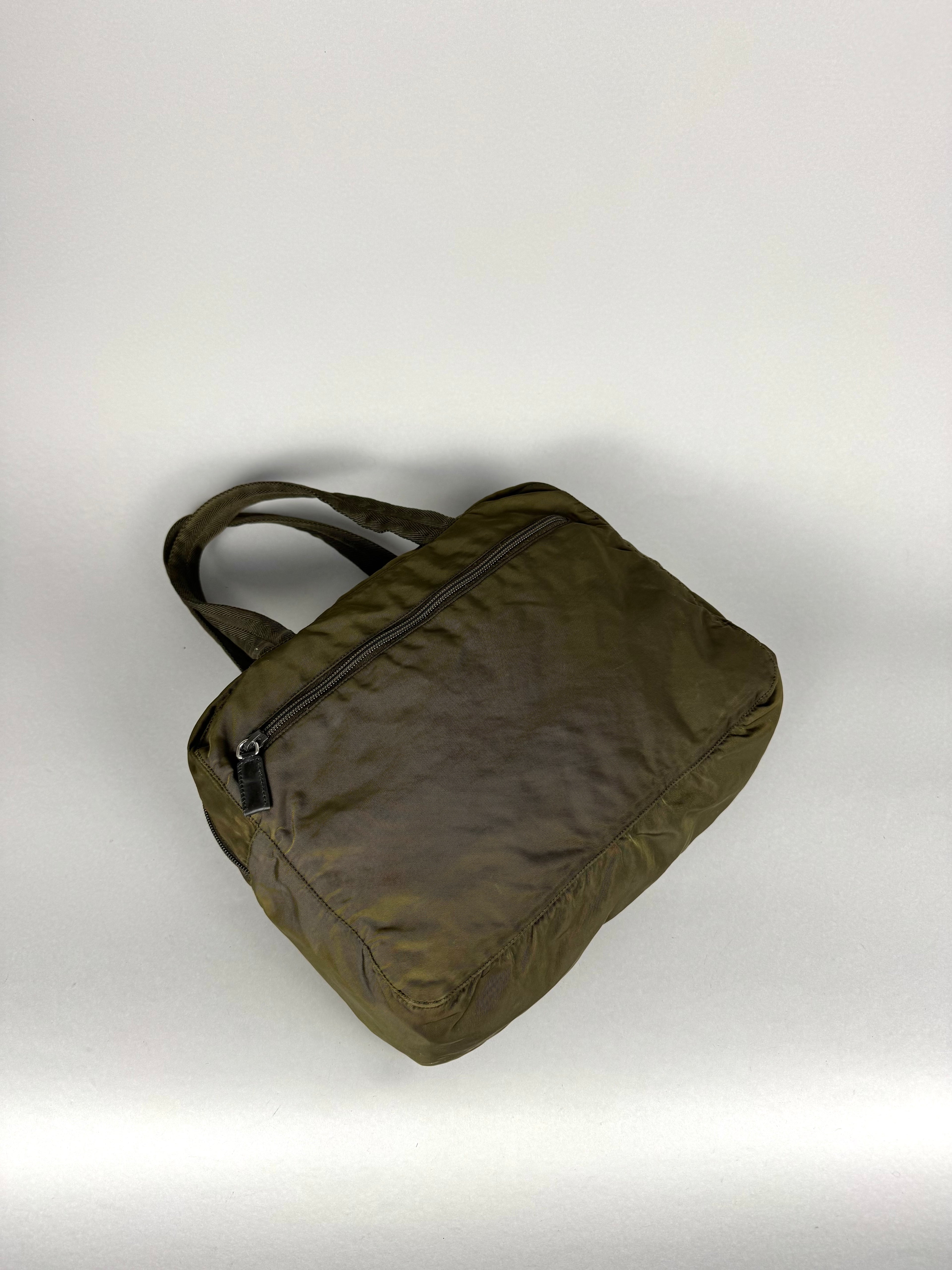 Prada Nylon Green Shoulder