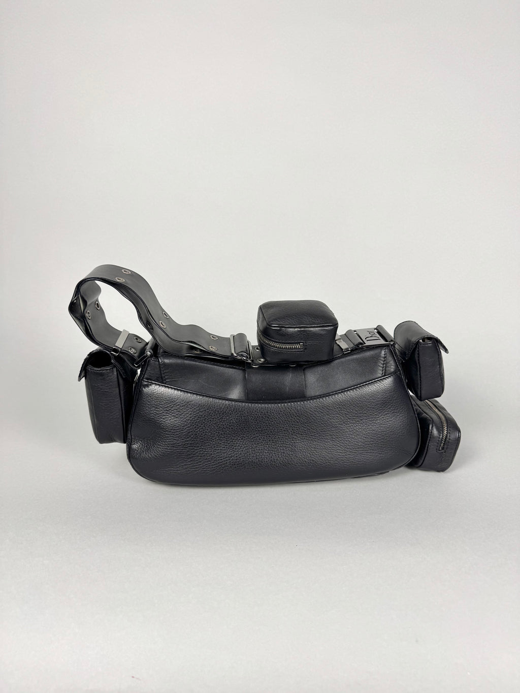 Christian Dior Street Chic Columbus Black Leather