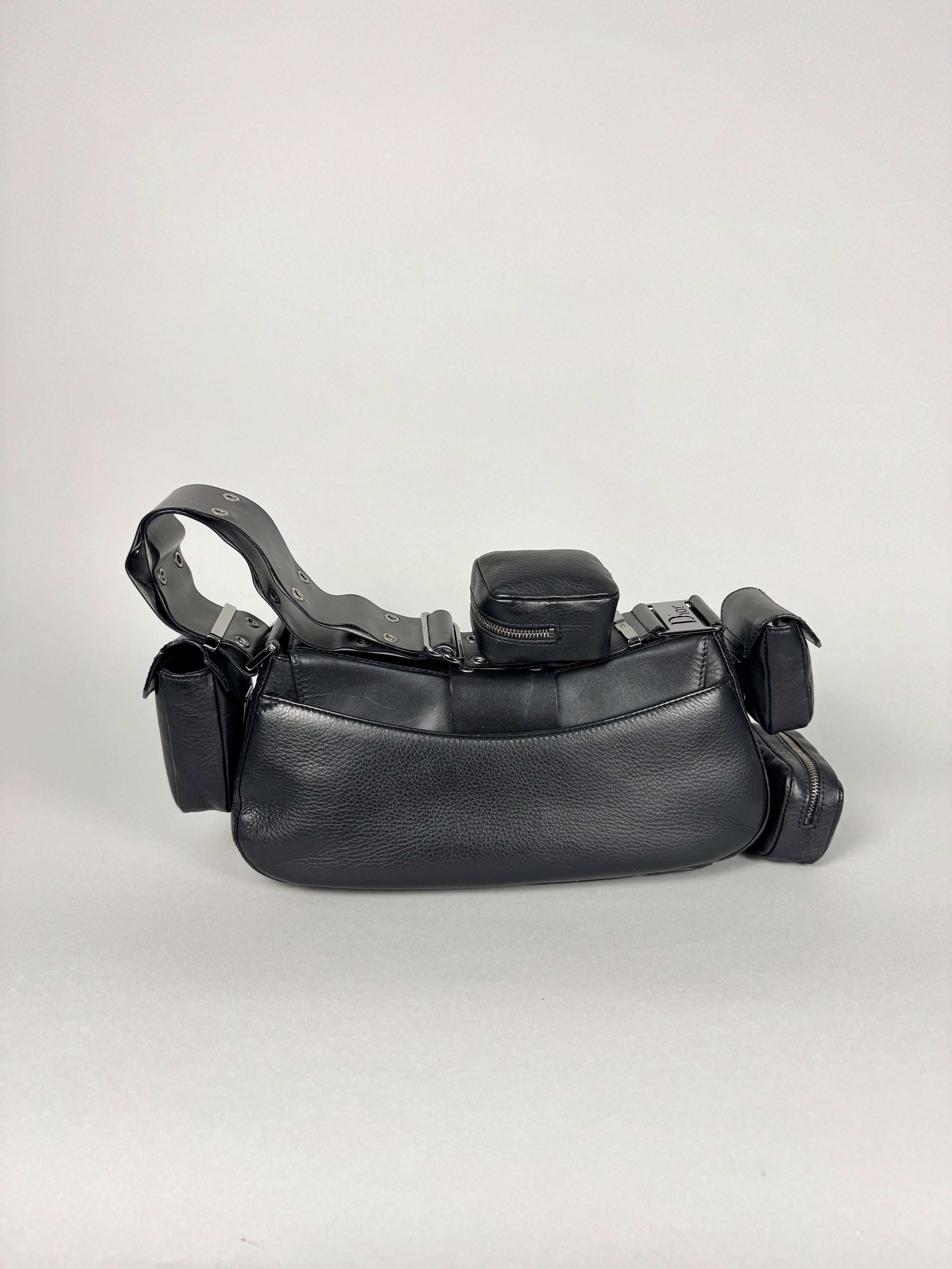 Christian Dior Street Chic Columbus Black Leather
