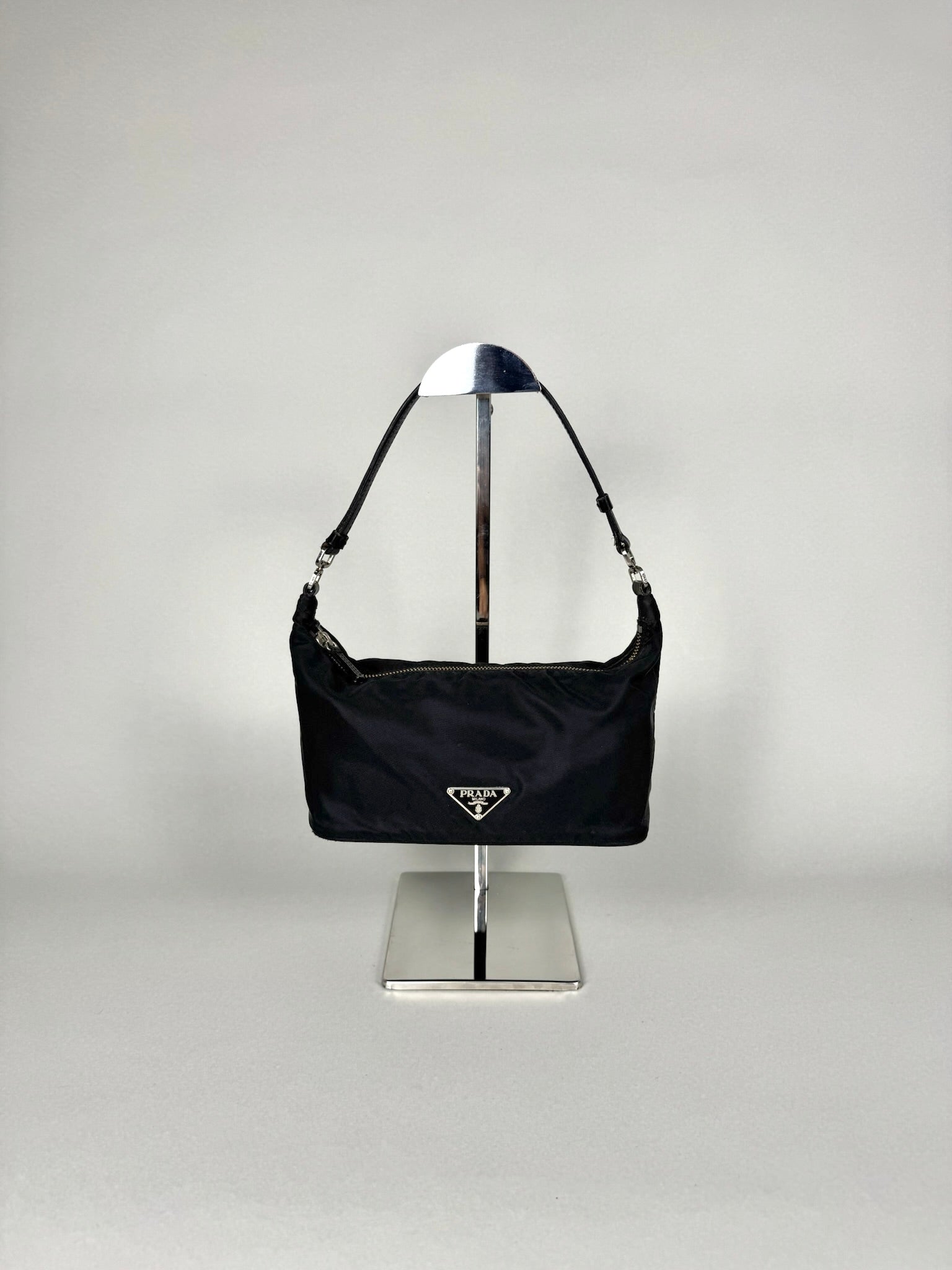 Prada Vintage Hobo Nylon Shoulder Bag