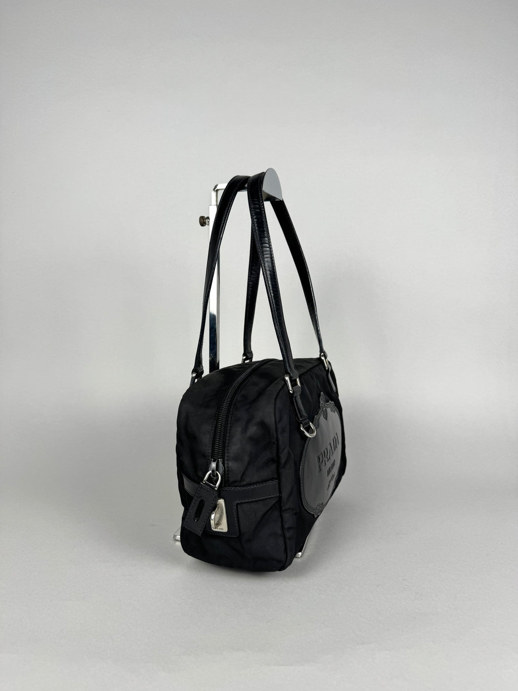Prada Tessuto Black Nylon Shoulder