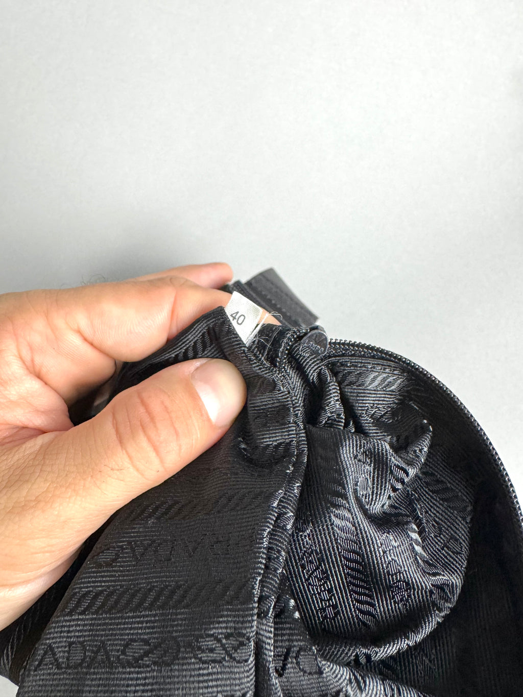 Prada Vela Nylon Black