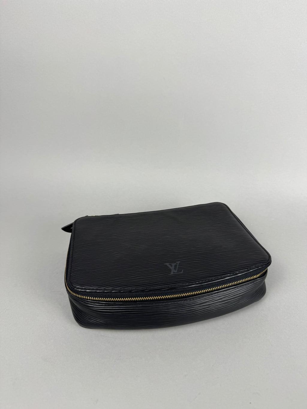 Louis Vuitton Epi Leather Black Poche Monte-Carlo Jewelry Case Noir