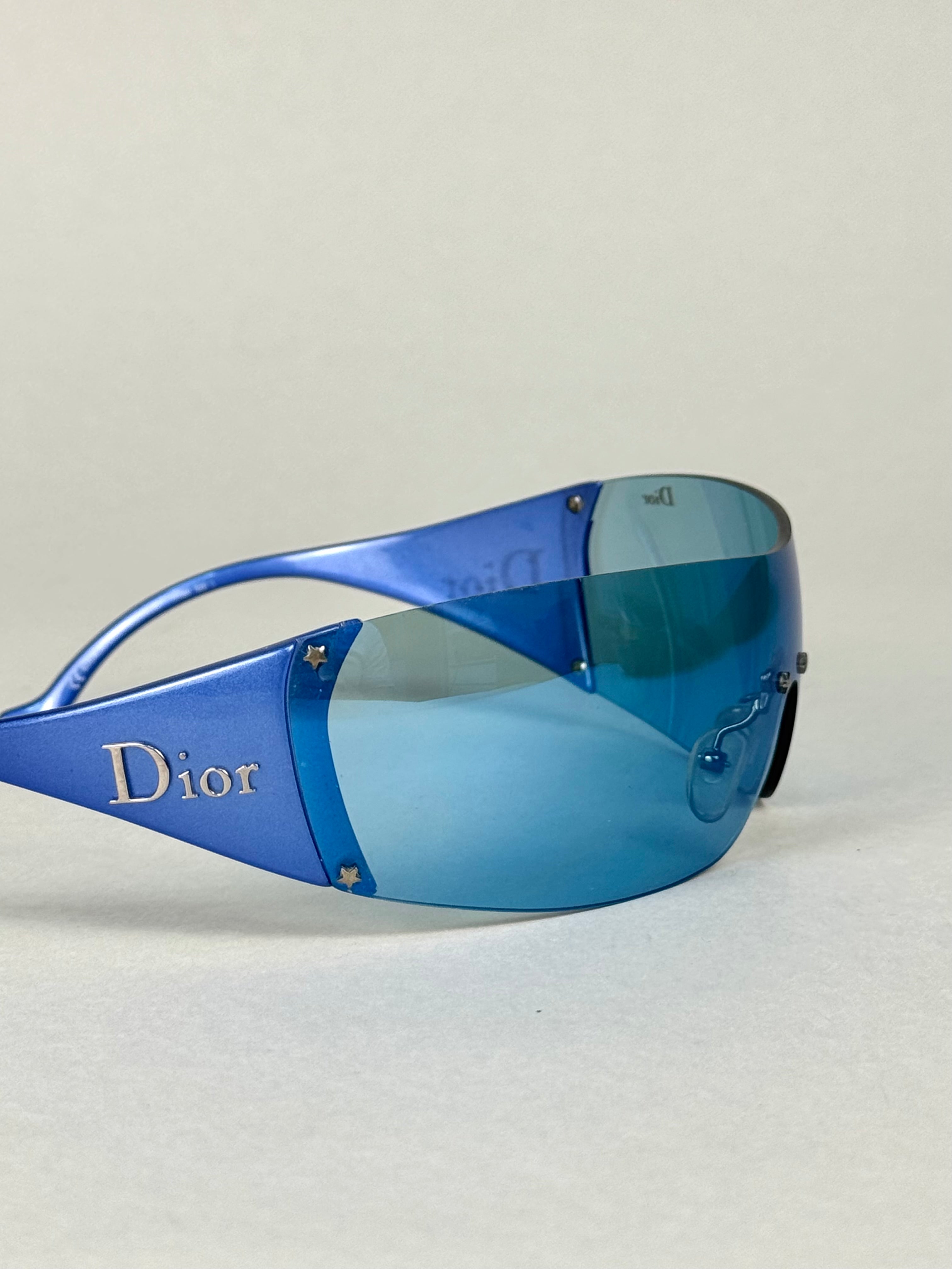 Christian Dior Golf Visor Blue Sunglasses