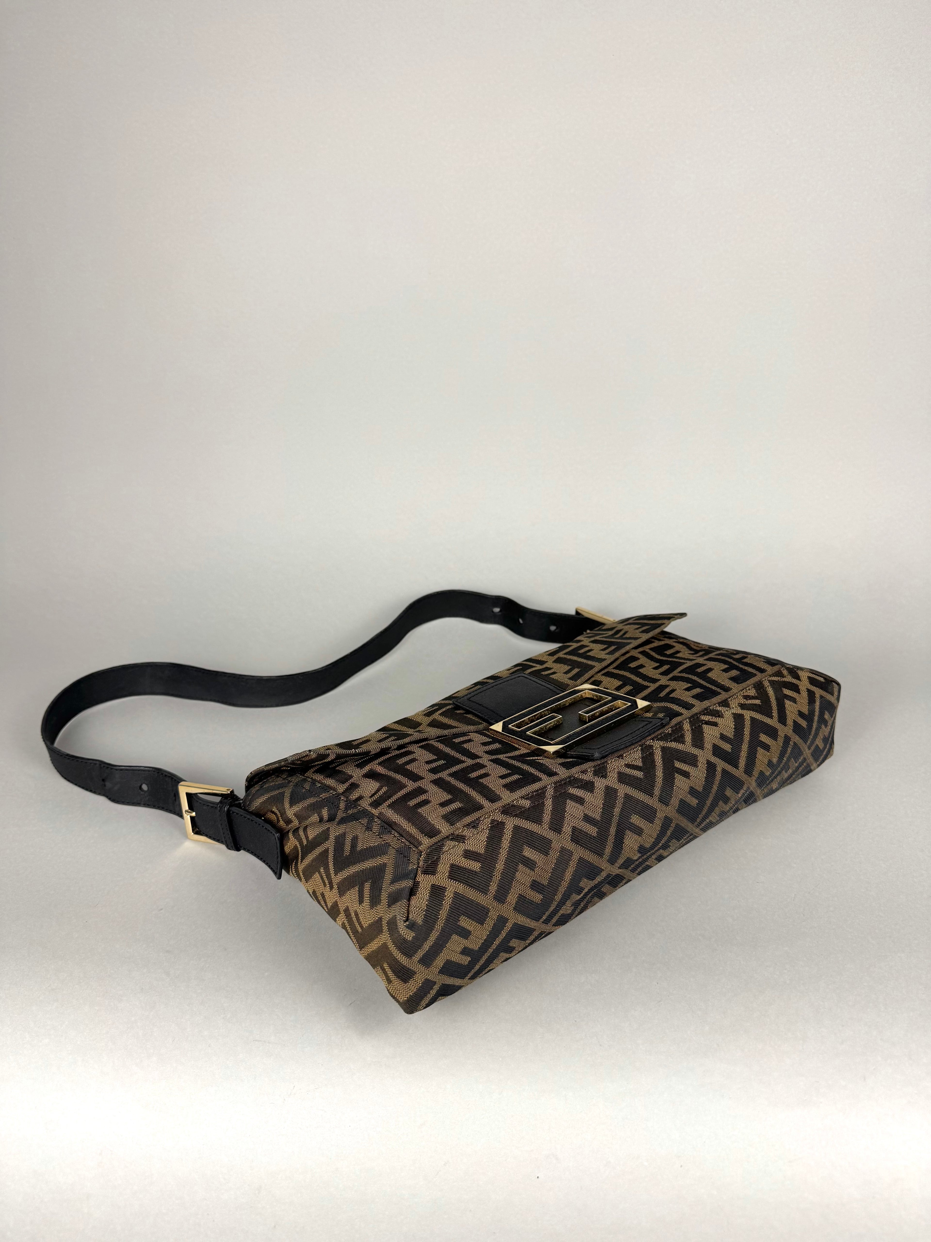 Fendi Maxi Monogram Zucca Baguette