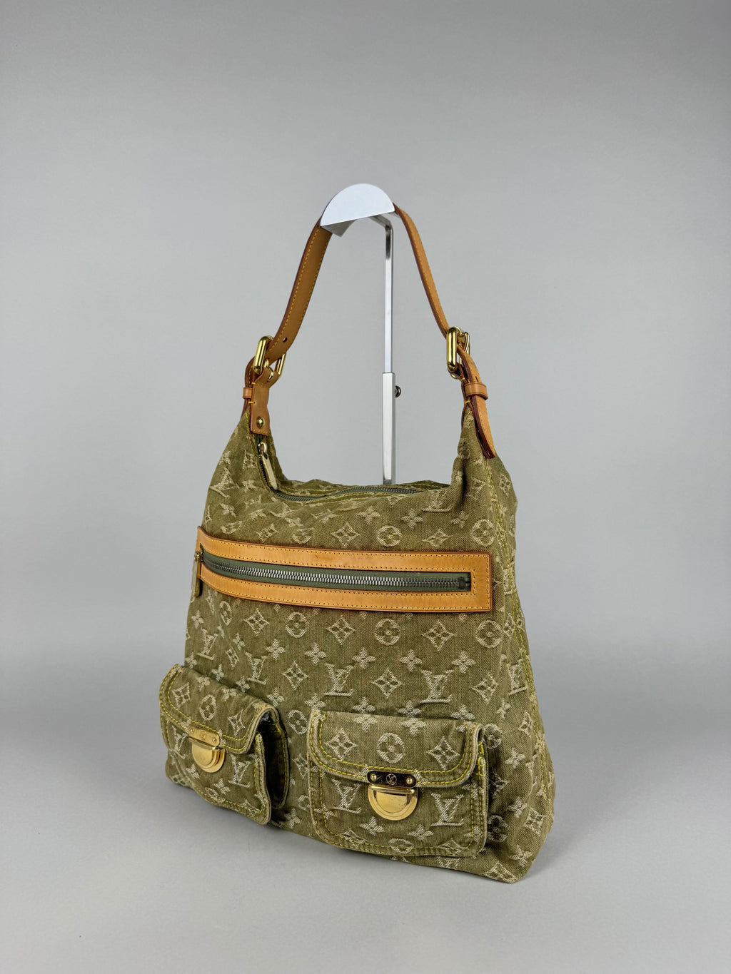 Louis Vuitton Denim Green Baggy GM