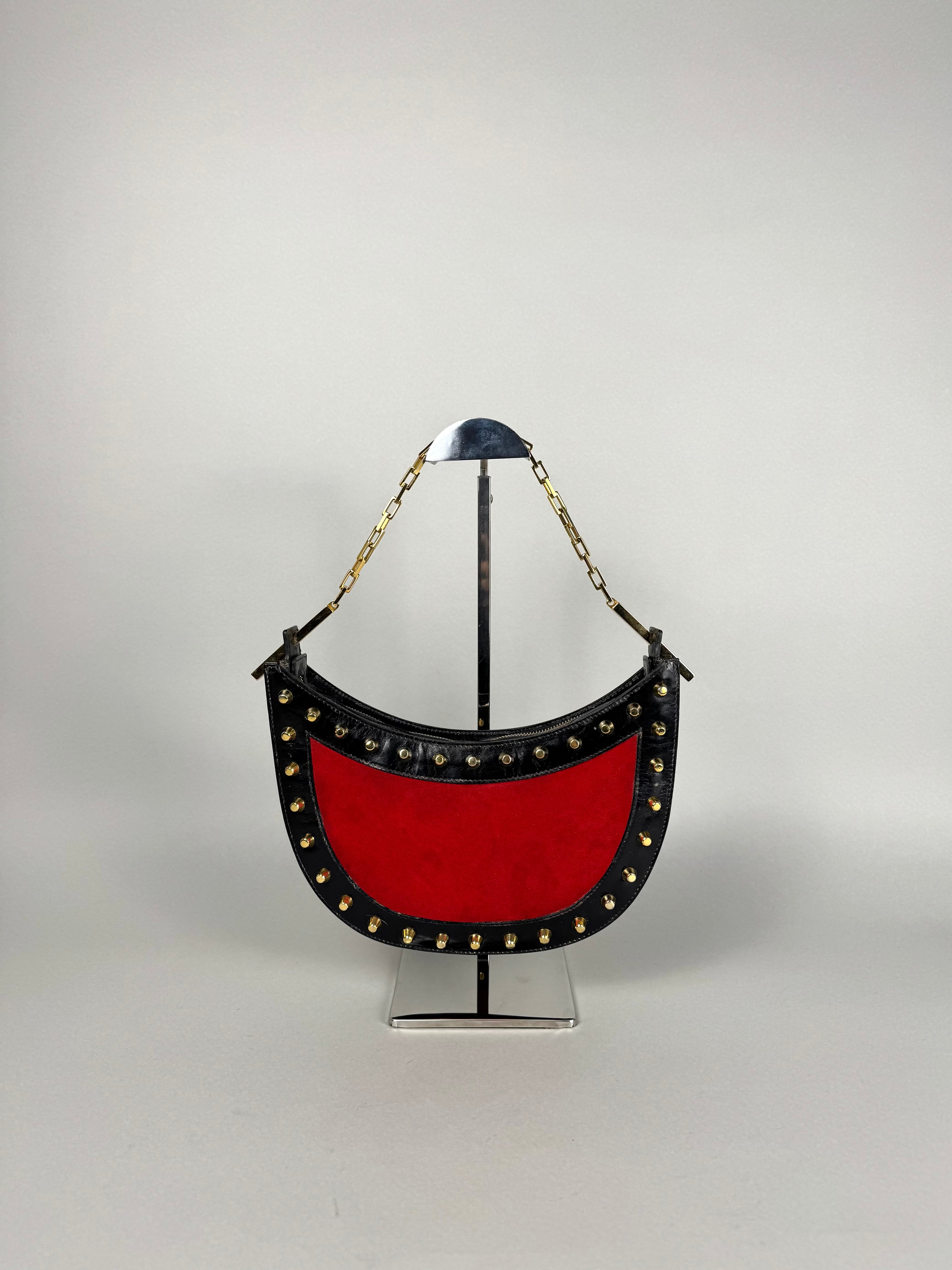 Fendi Studded Leather Red