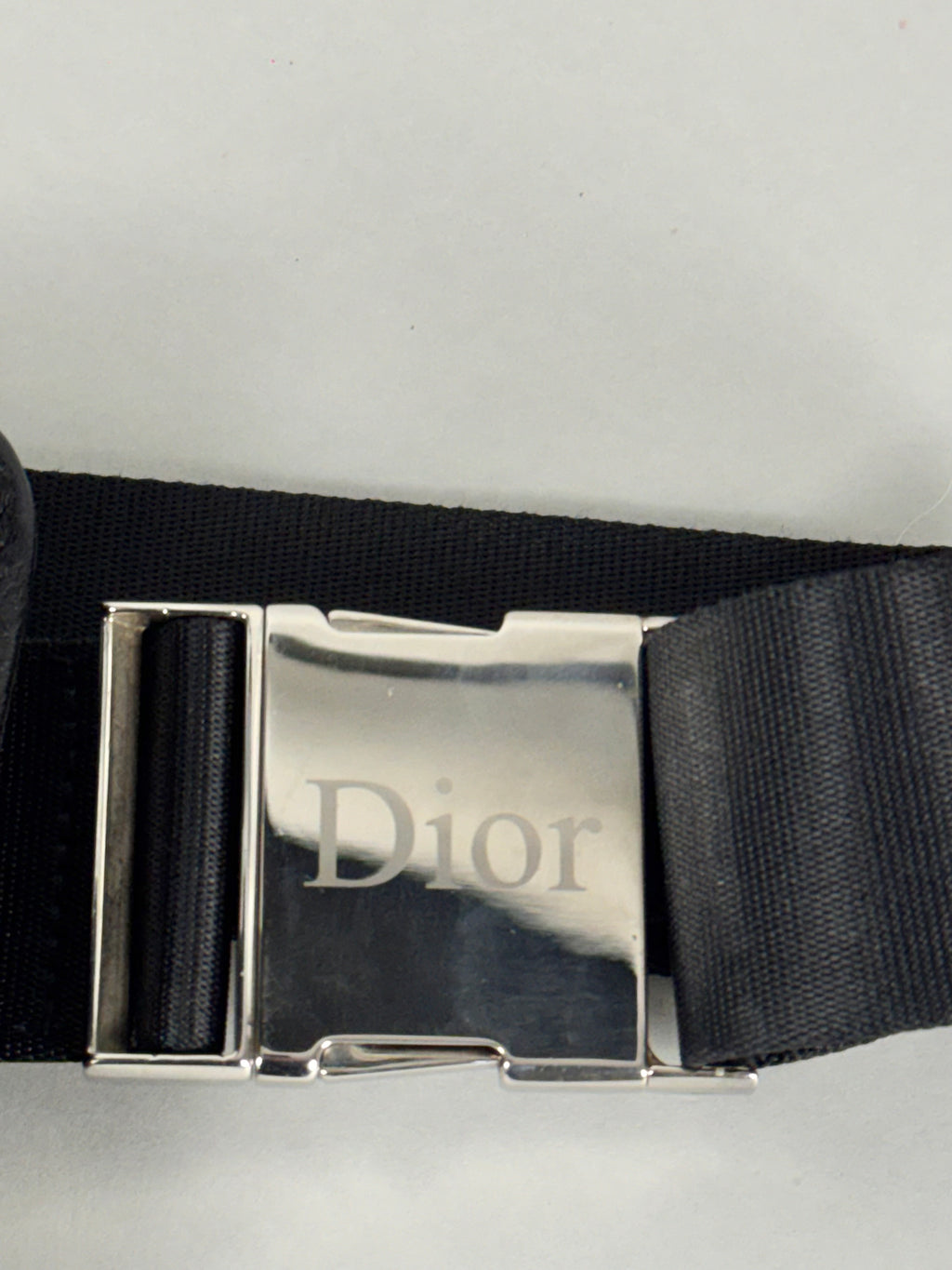 Christian Dior Nylon Pochete Sling Belt Black