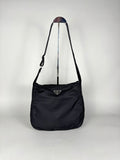 Prada Tessuto Black Nylon Shoulder Bag