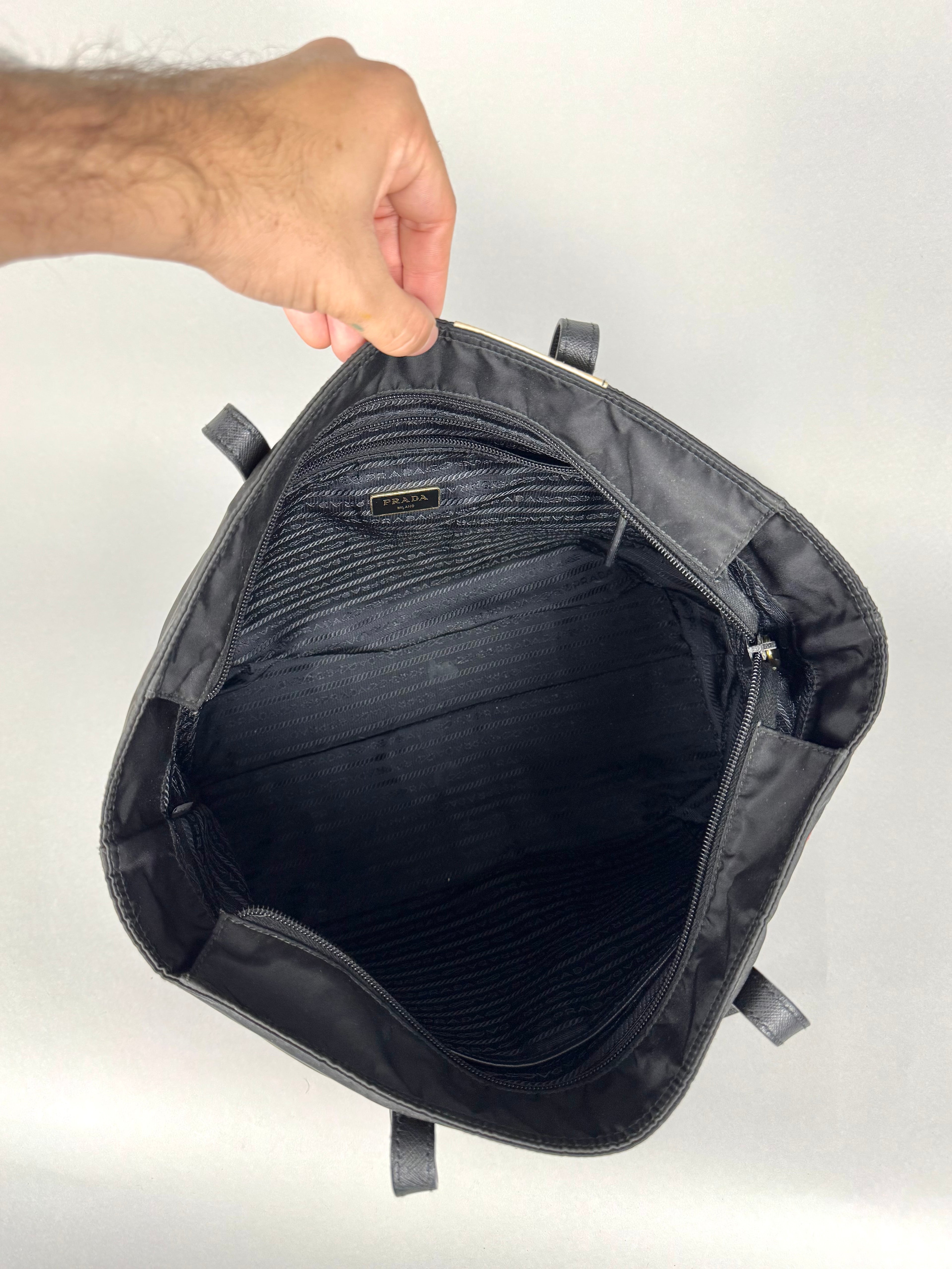 Prada Fructidor Nylon Tote Bag