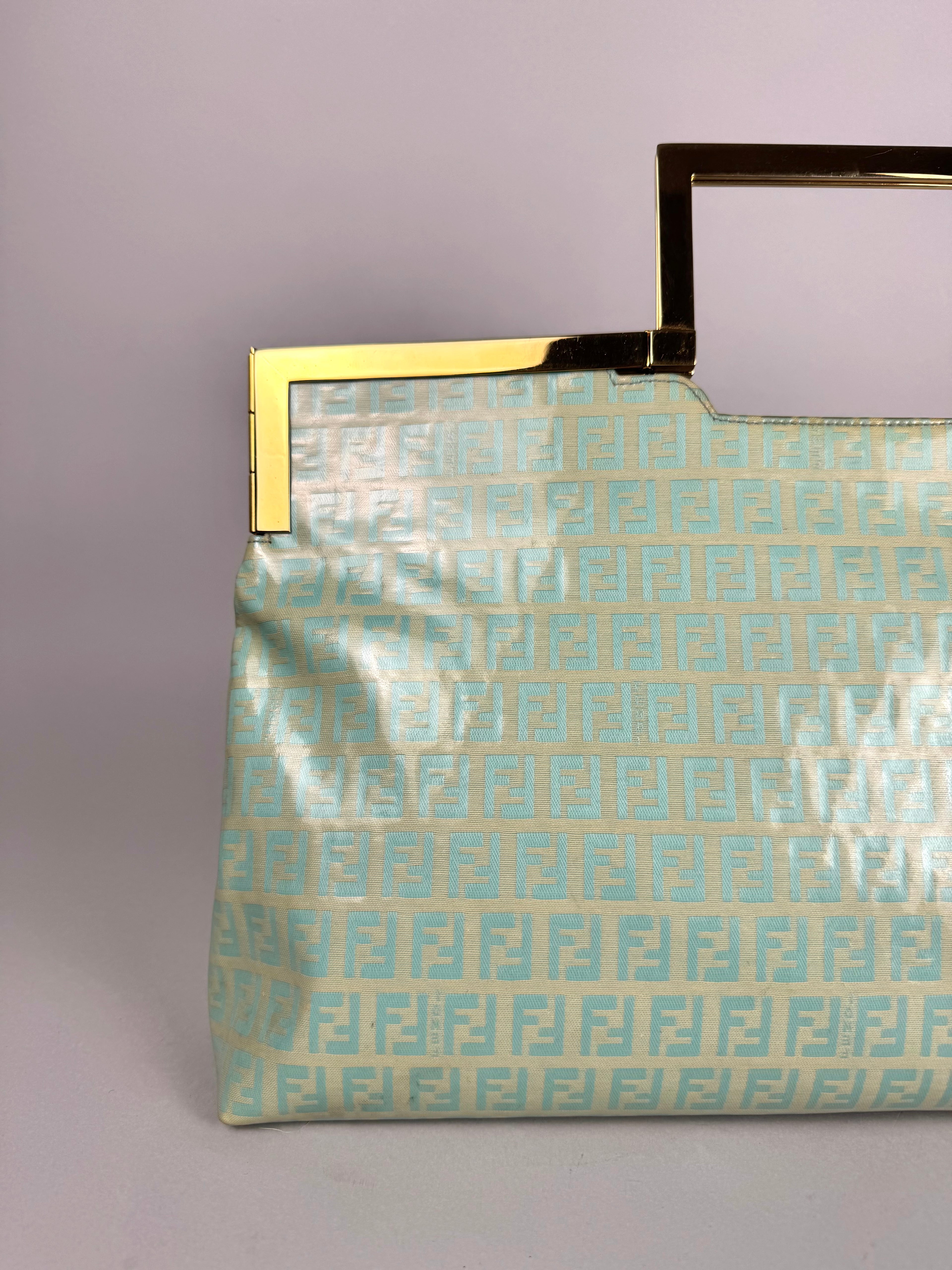 Fendi Monogram Zucchino Turquoise