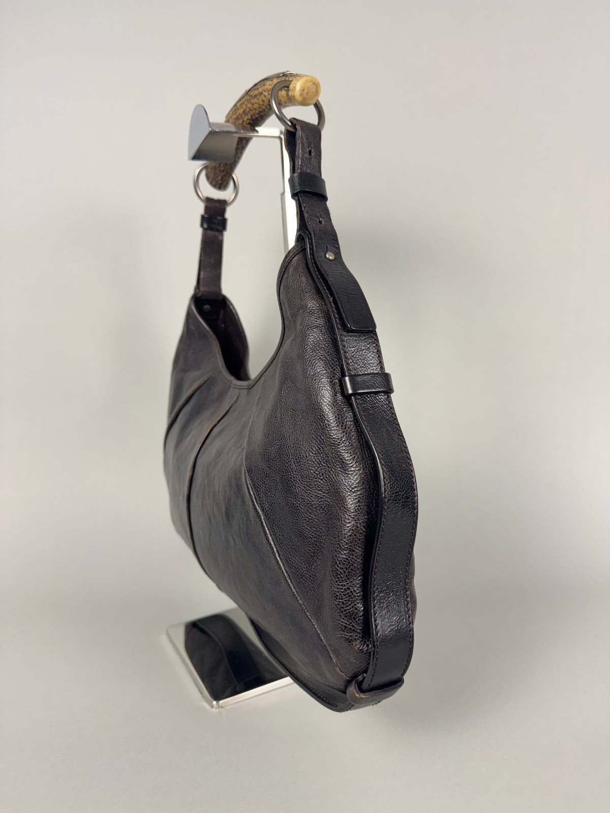 Yves Saint Laurent Mombasa Leather Brown