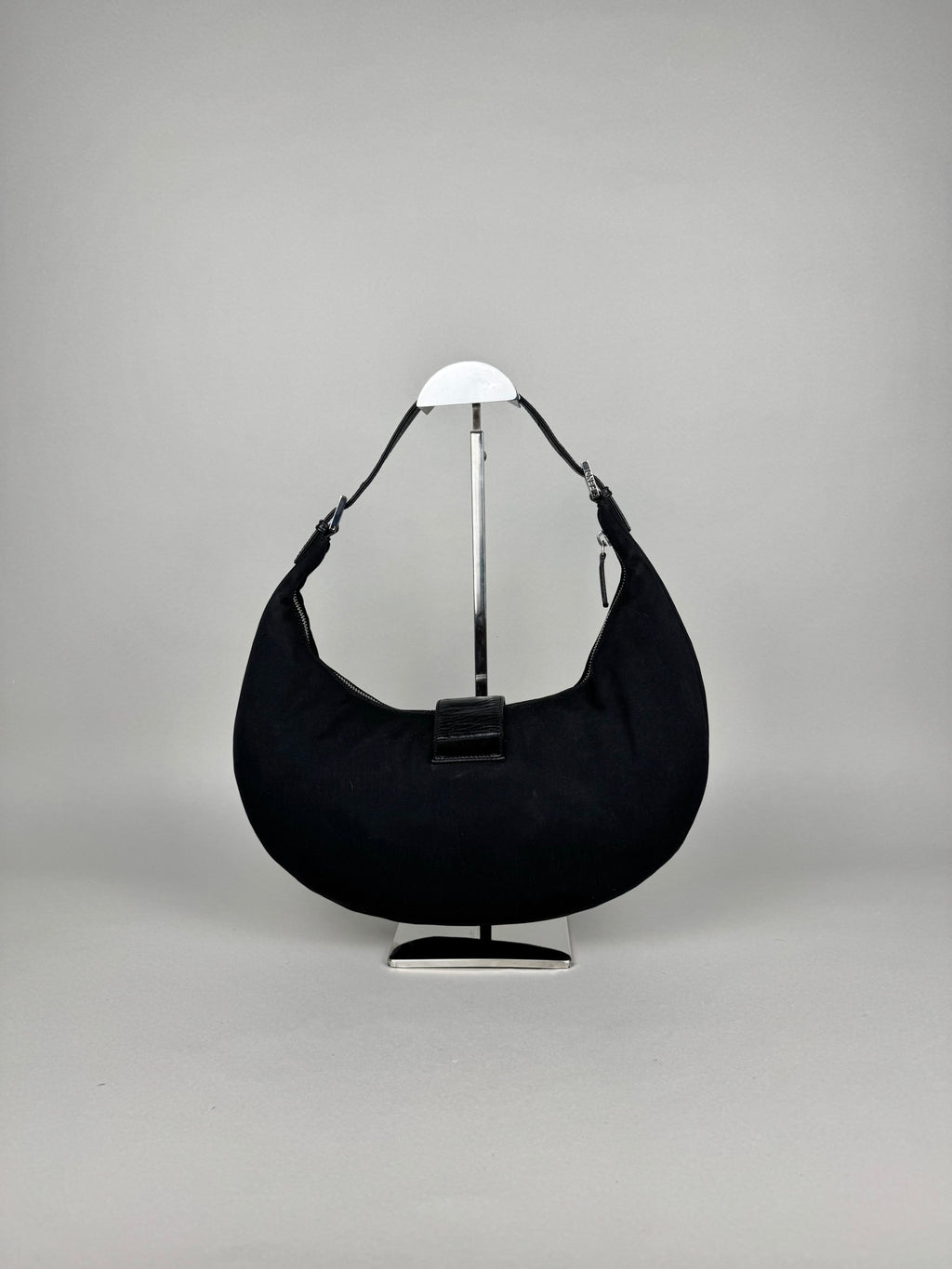 Fendi Half Moon Croissant Black