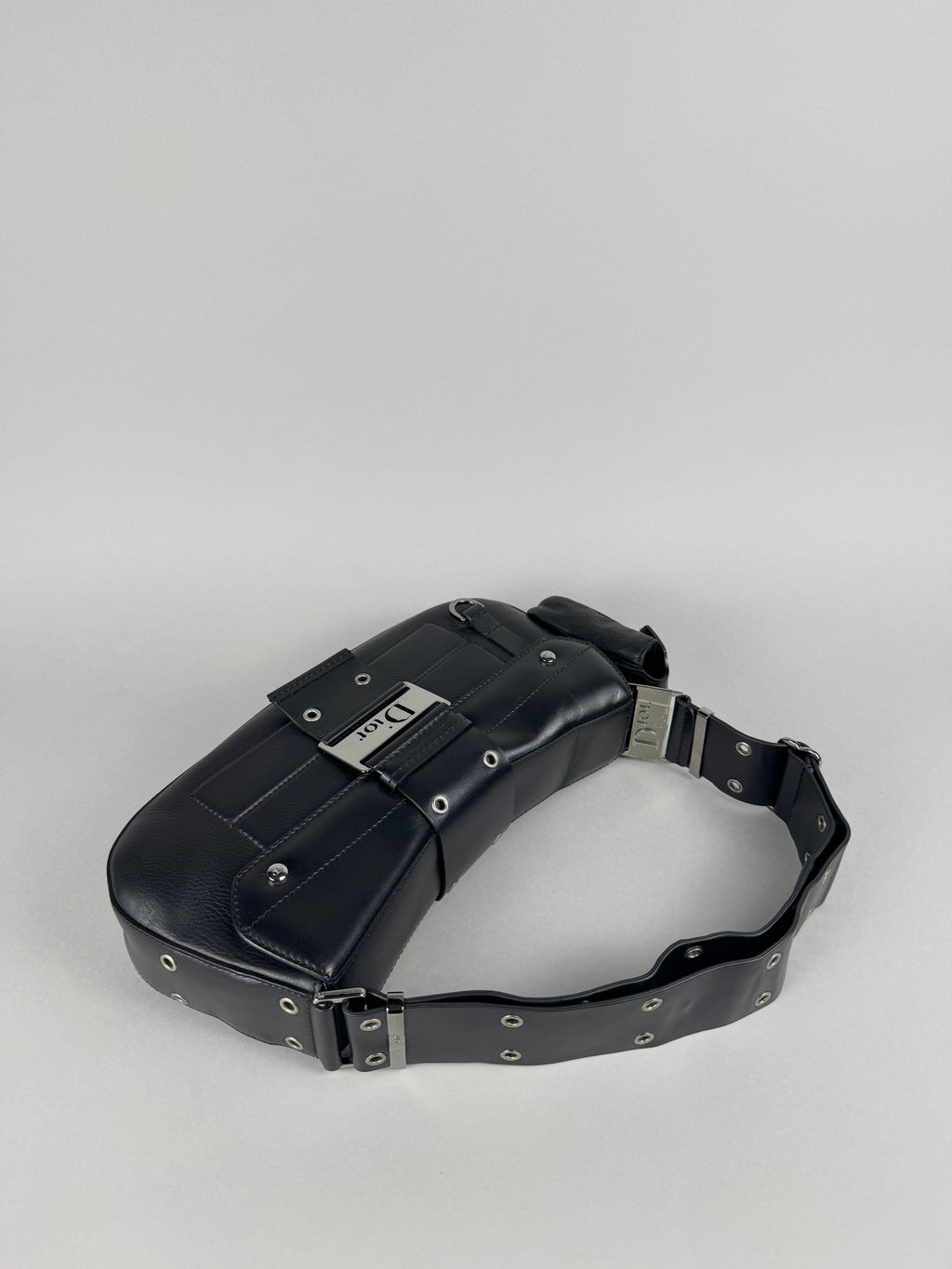 Christian Dior Street Chic Columbus Pocket Black Leather