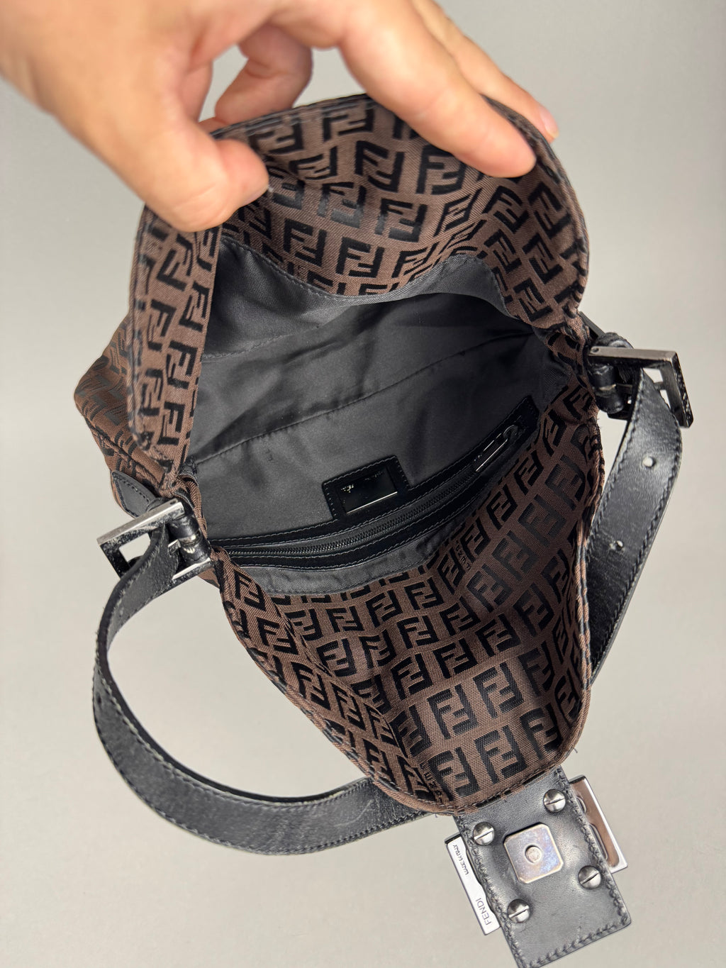 Fendi Baguette Monogram Brown