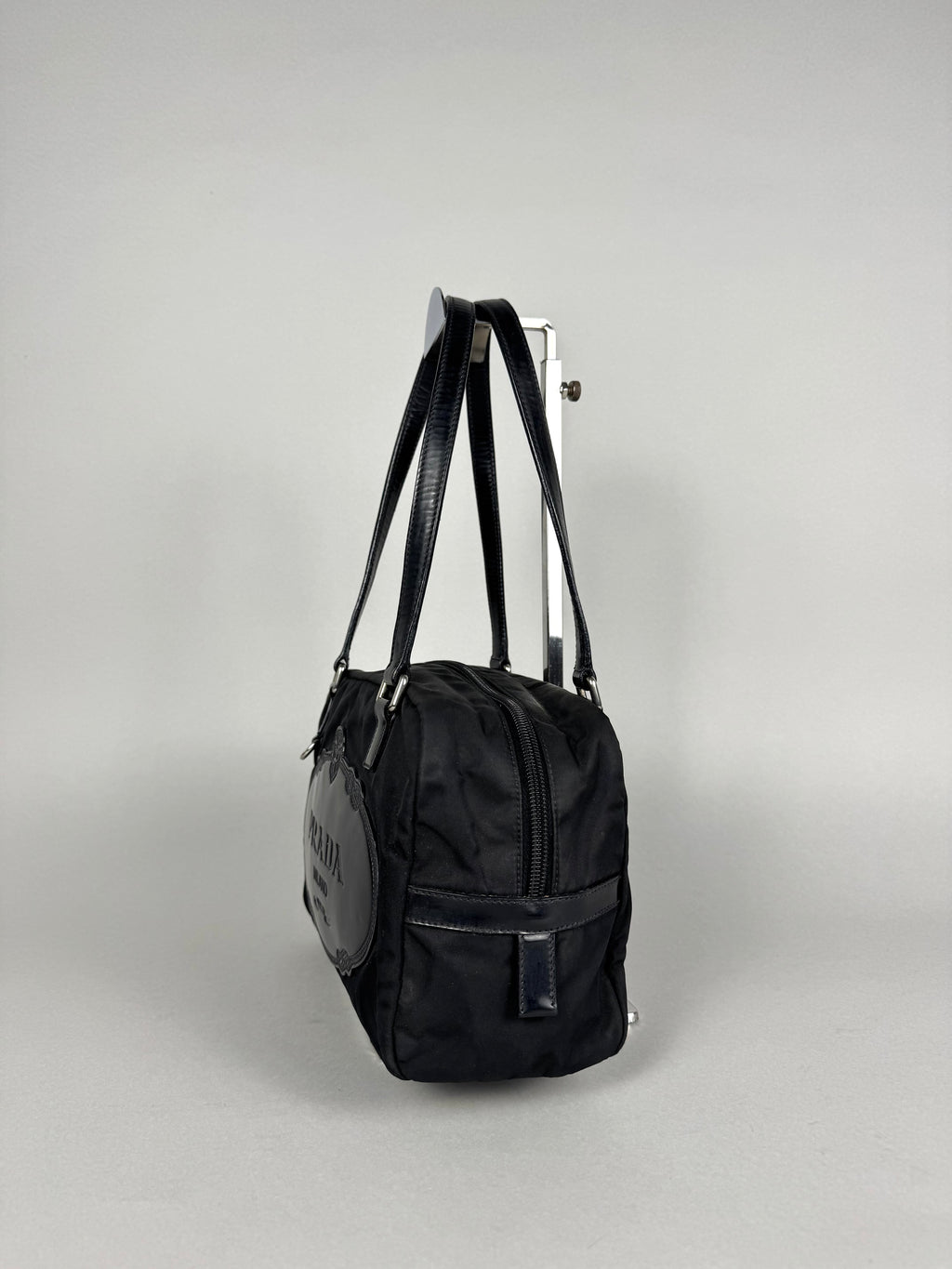 Prada Tessuto Black Nylon Shoulder