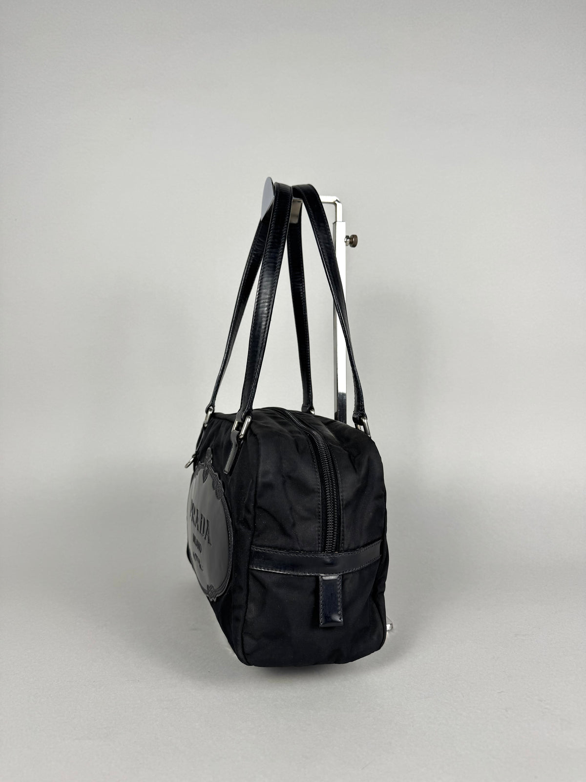 Prada Tessuto Black Nylon Shoulder