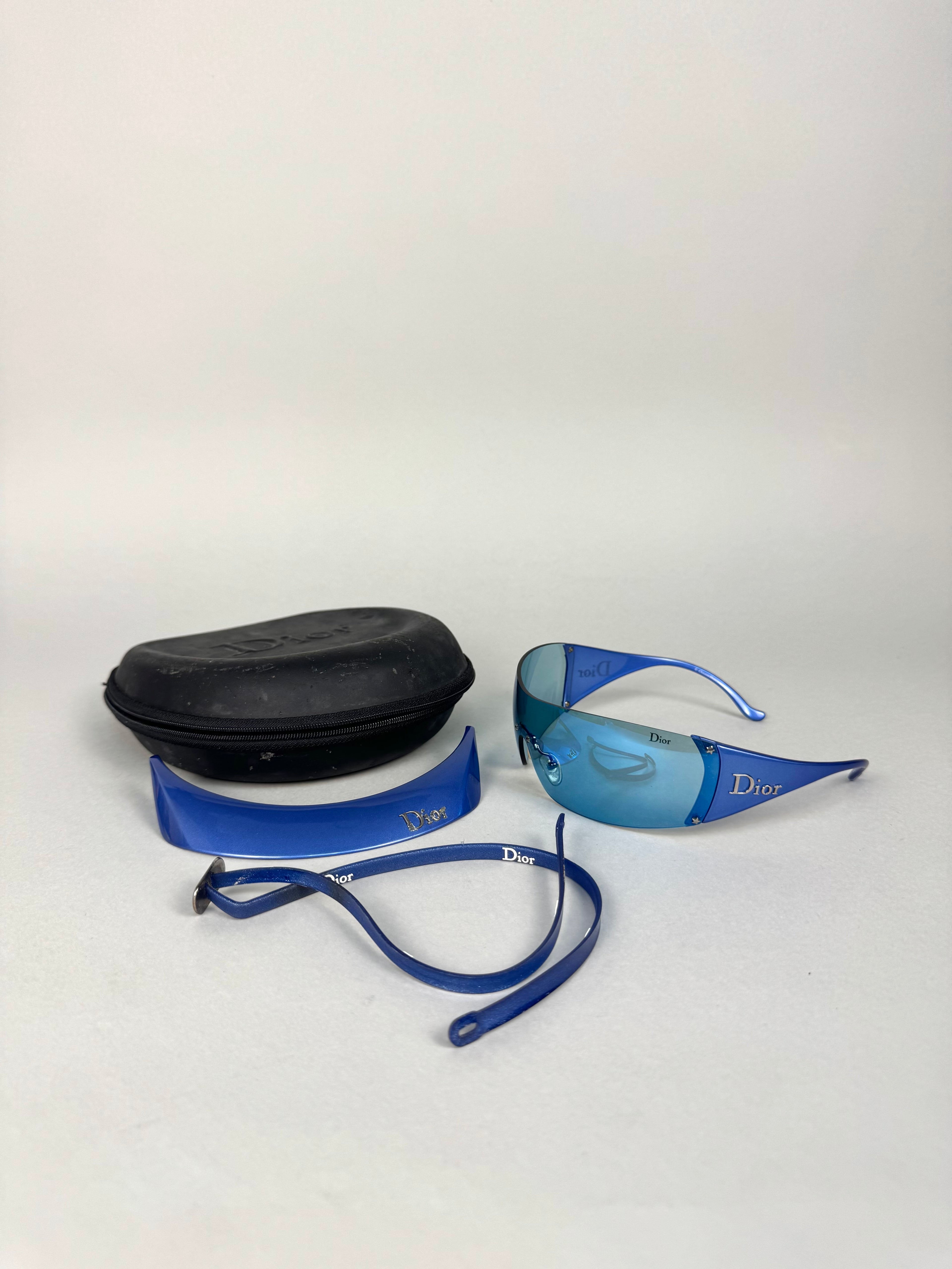 Christian Dior Golf Visor Blue Sunglasses