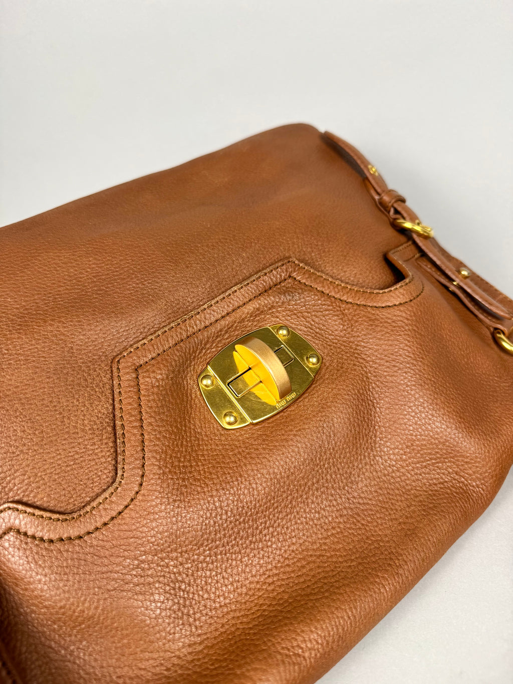 Miu Miu Paloma Top Cervo Leather