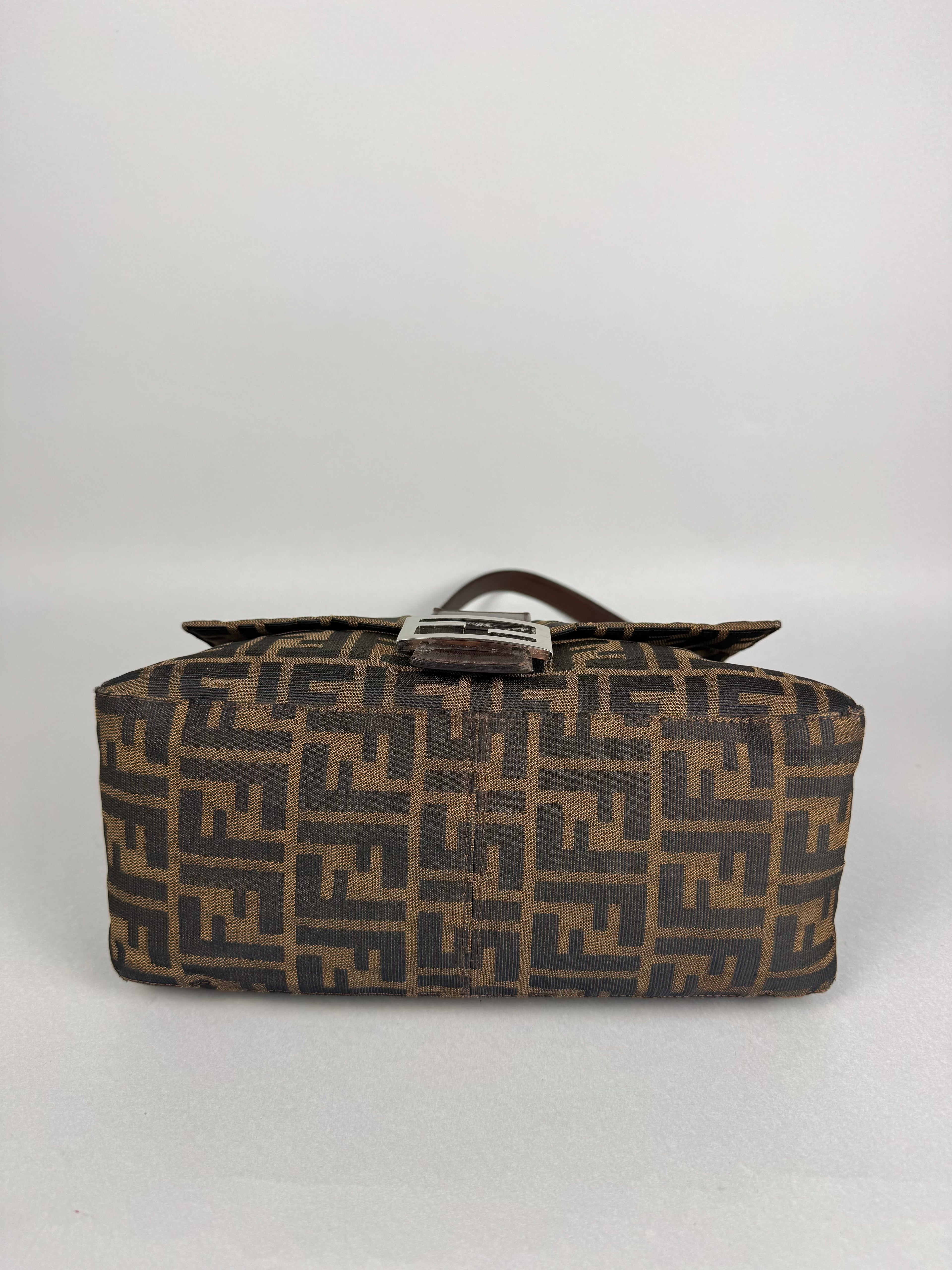 Fendi Monogram Zucca Mamma Baguette