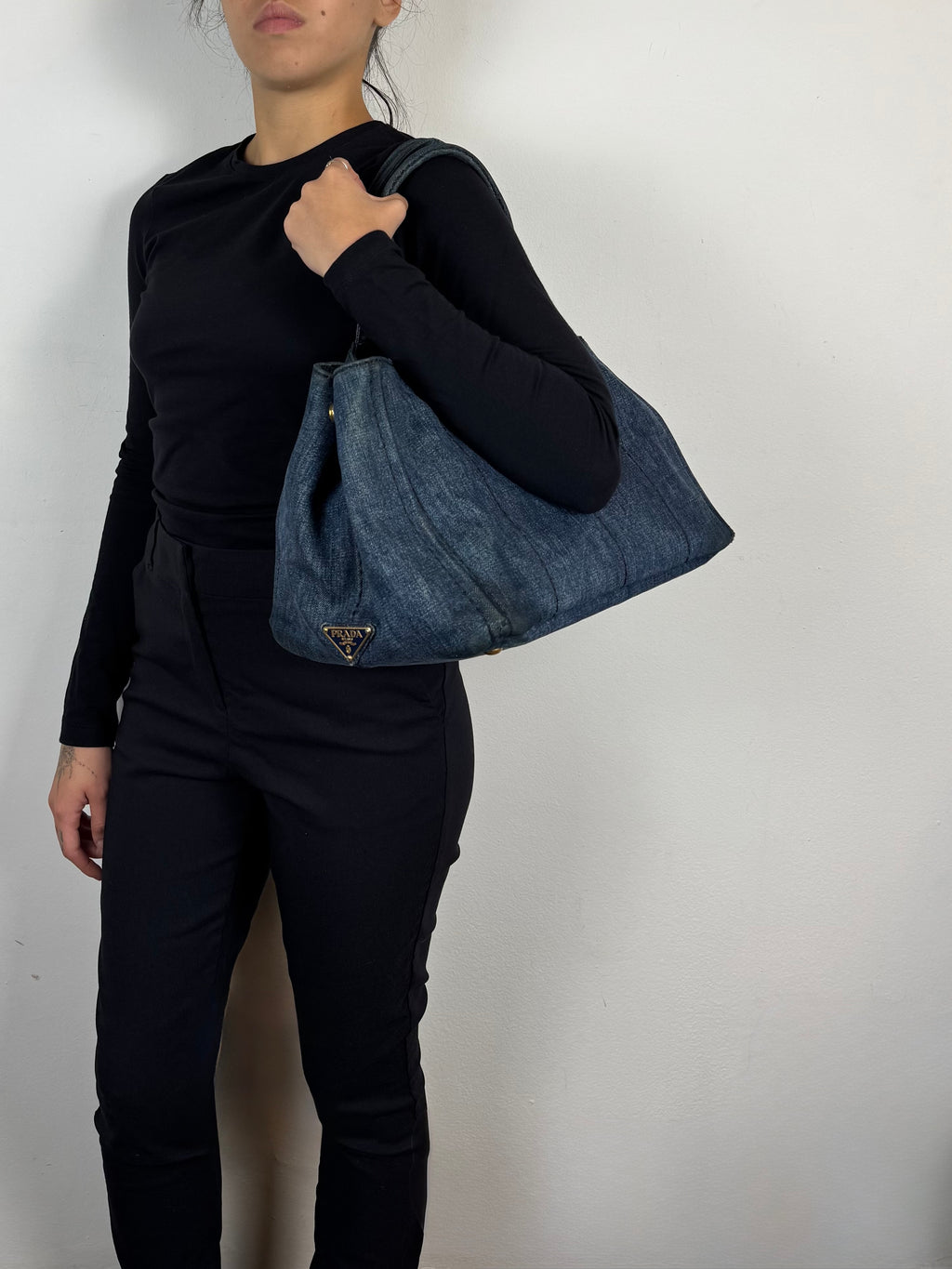 Prada Denim Tote