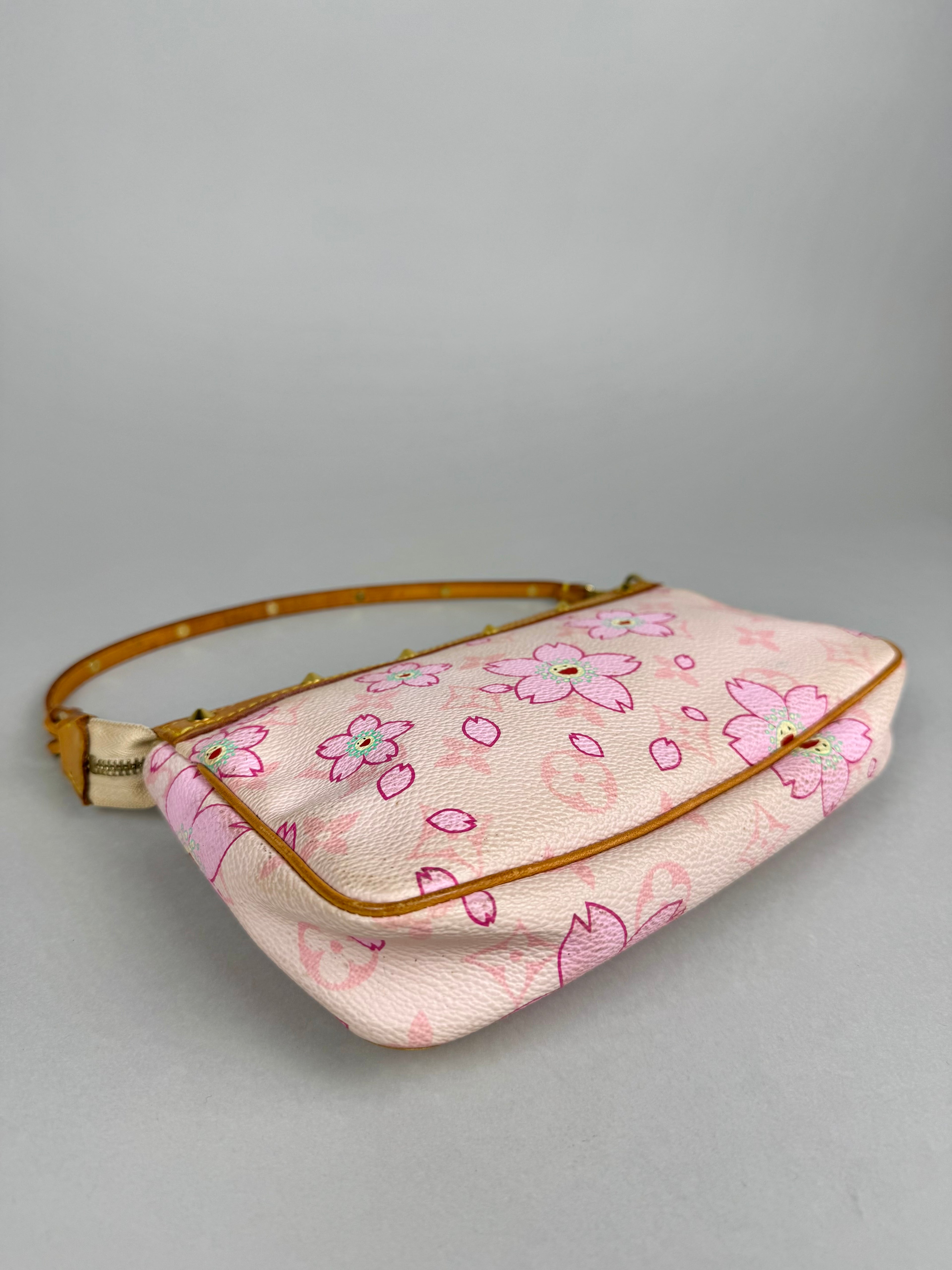 Louis Vuitton Pink Pochette Blossom Murakami