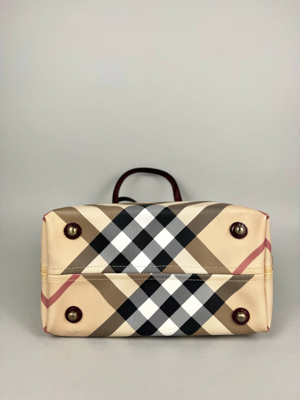 Burberry Nickie Supernova Check Burgundy