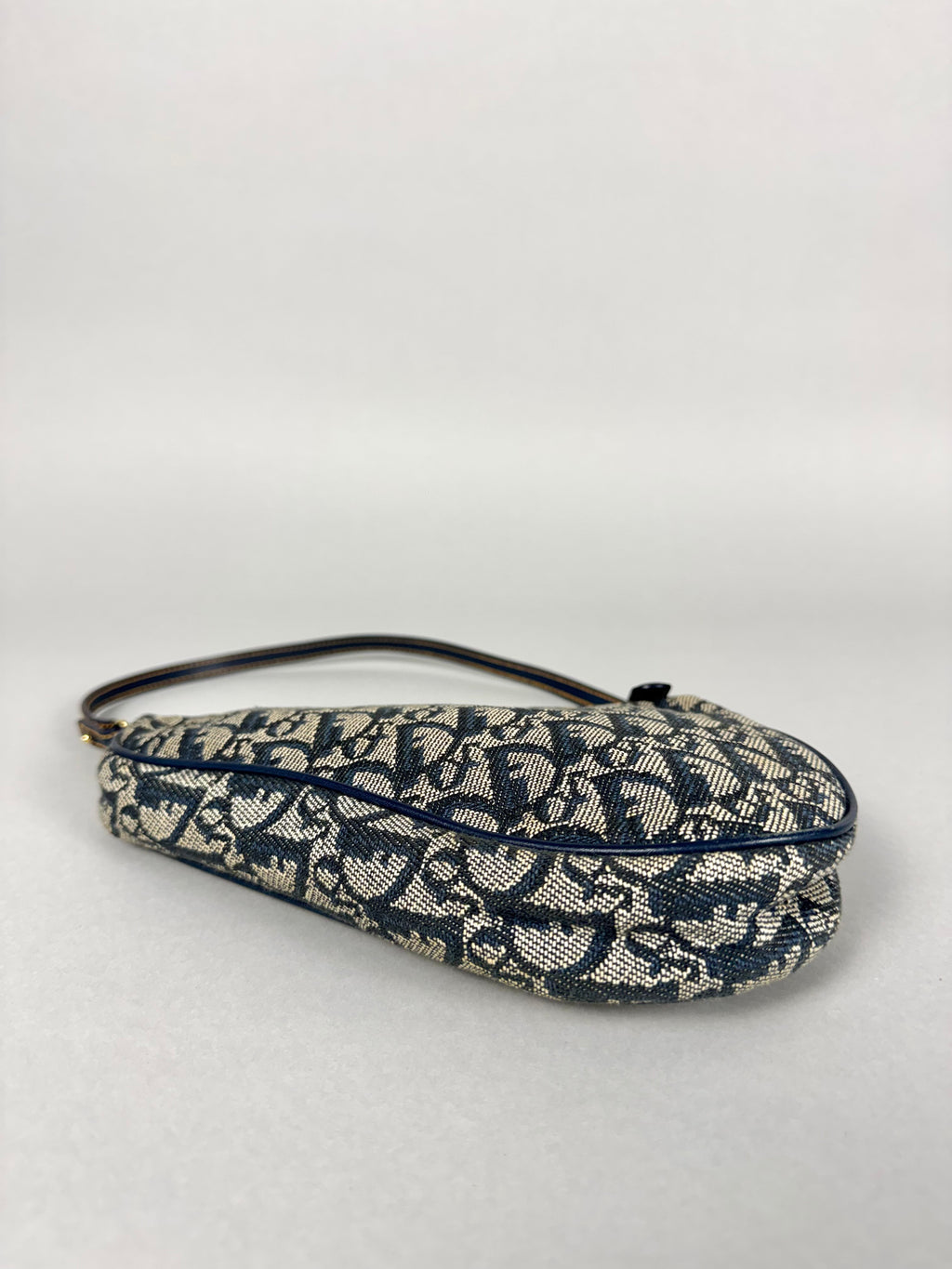 Christian Dior Mini Saddle Monogram Oblique Blue