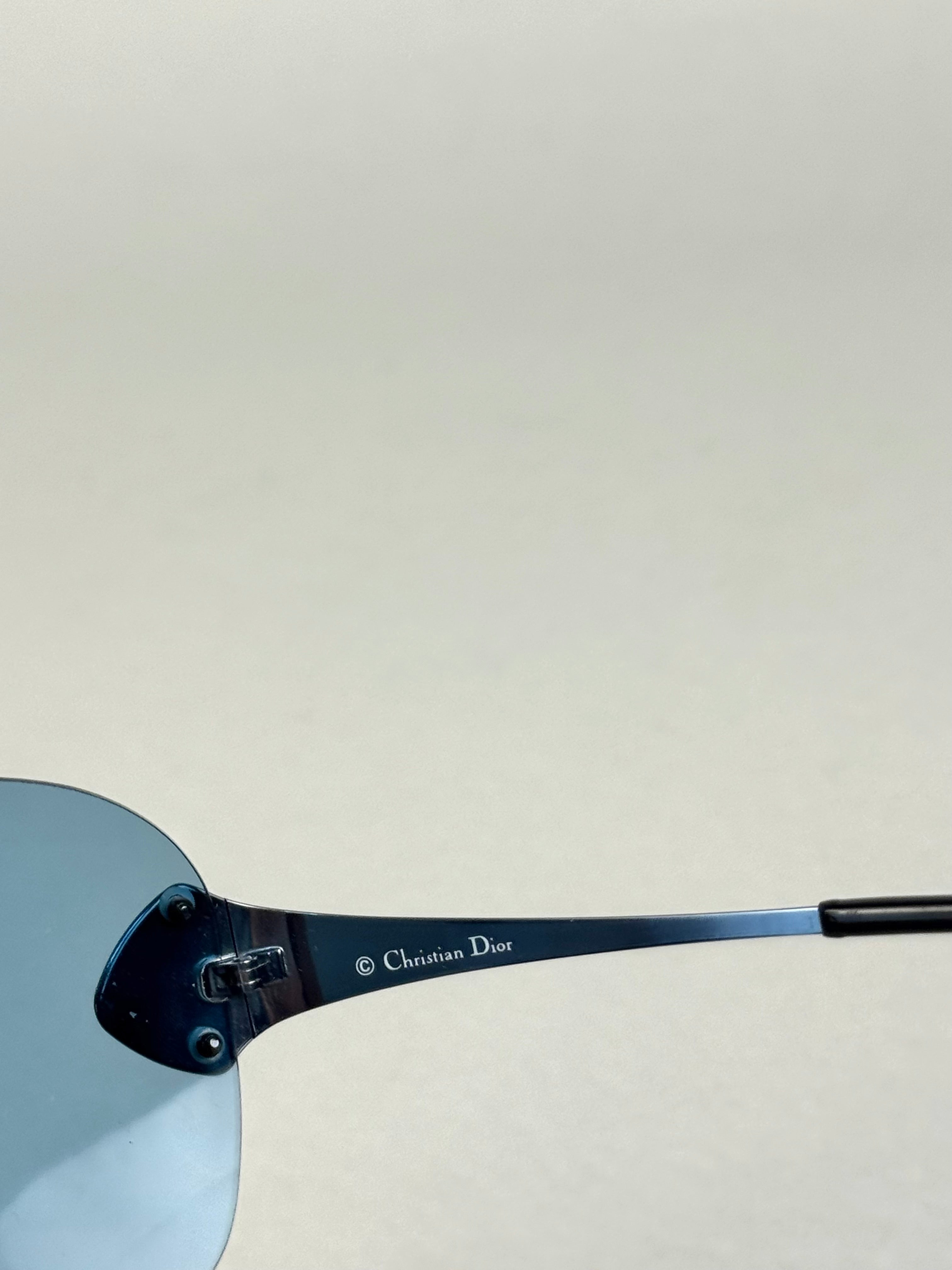 Christian Dior Pilot Blue Sunglasses