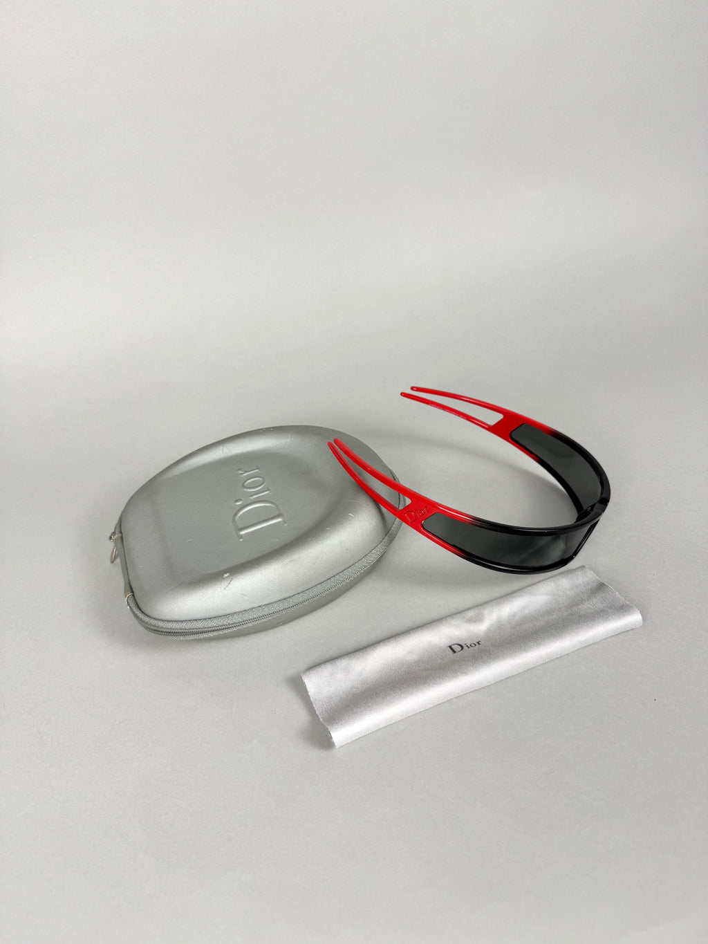 Christian Dior Red and Black Bandage 1 Sunglasses