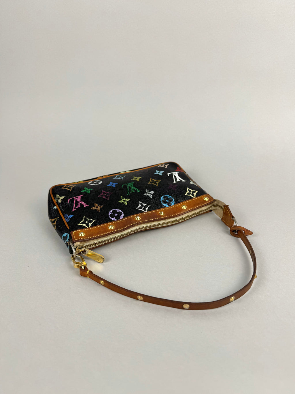 Louis Vuitton Pochette Multicolor Black Monogram