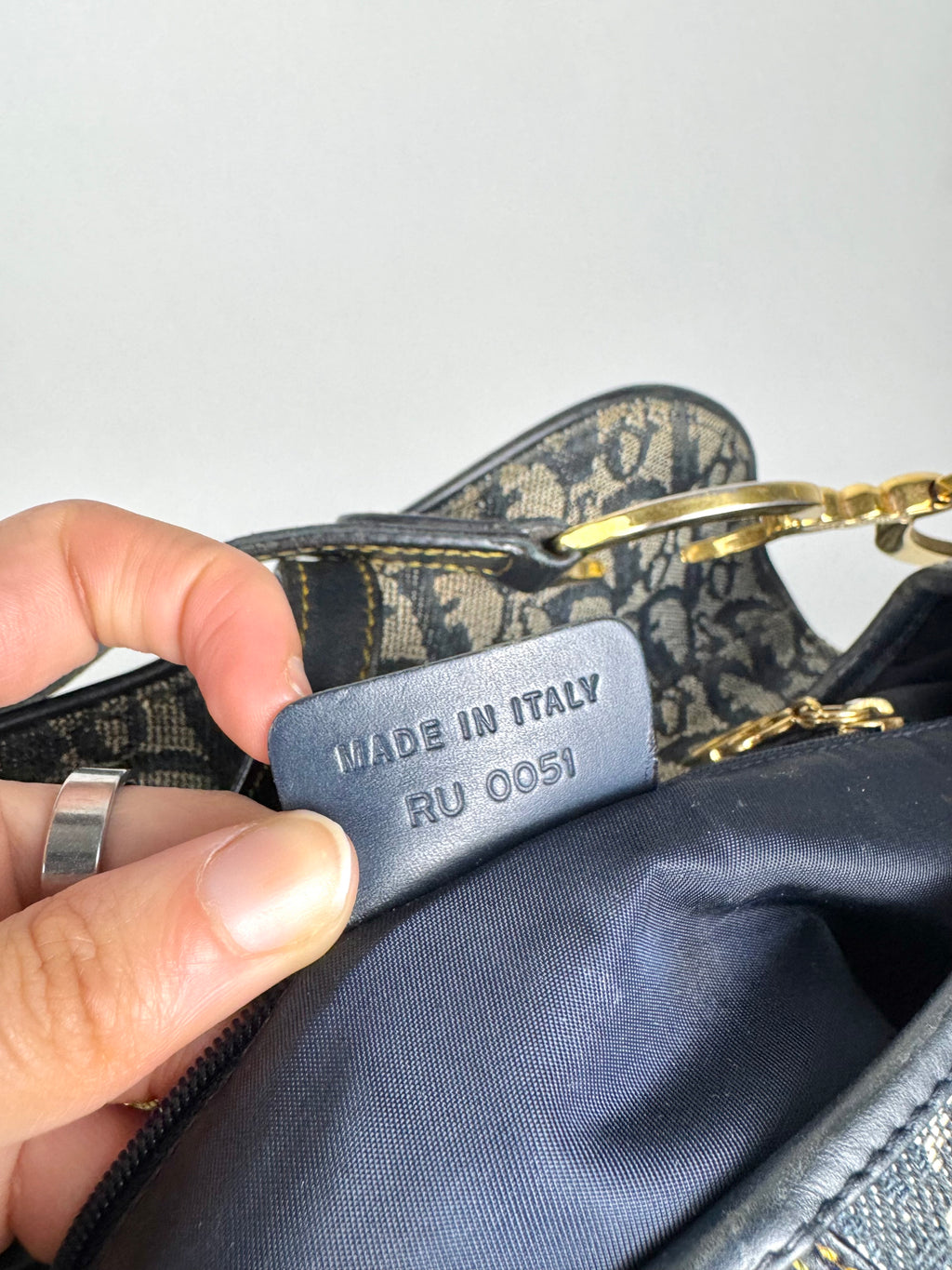 Christian Dior Double Saddle Monogram Oblique