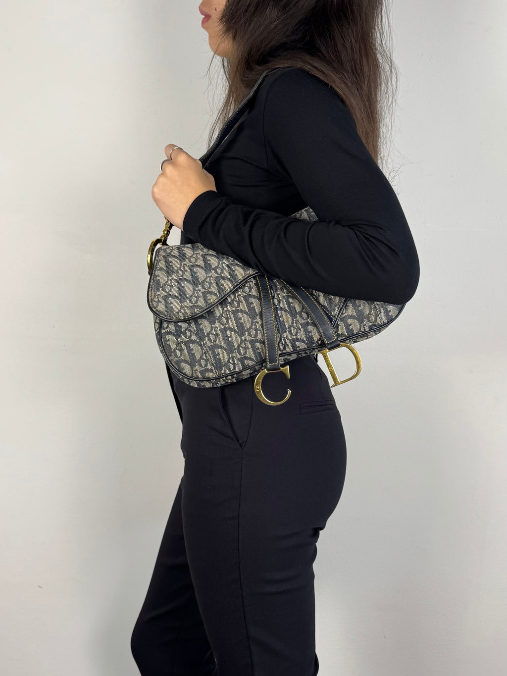 Christian Dior Double Saddle Monogram Oblique