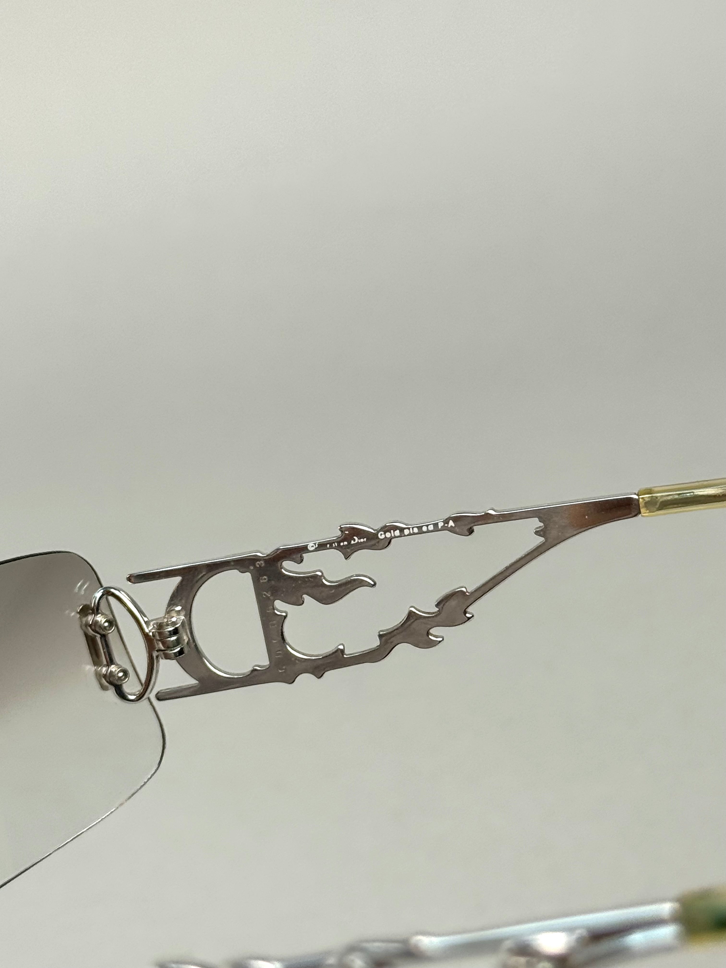 Christian Dior Fire Transparent Sunglasses
