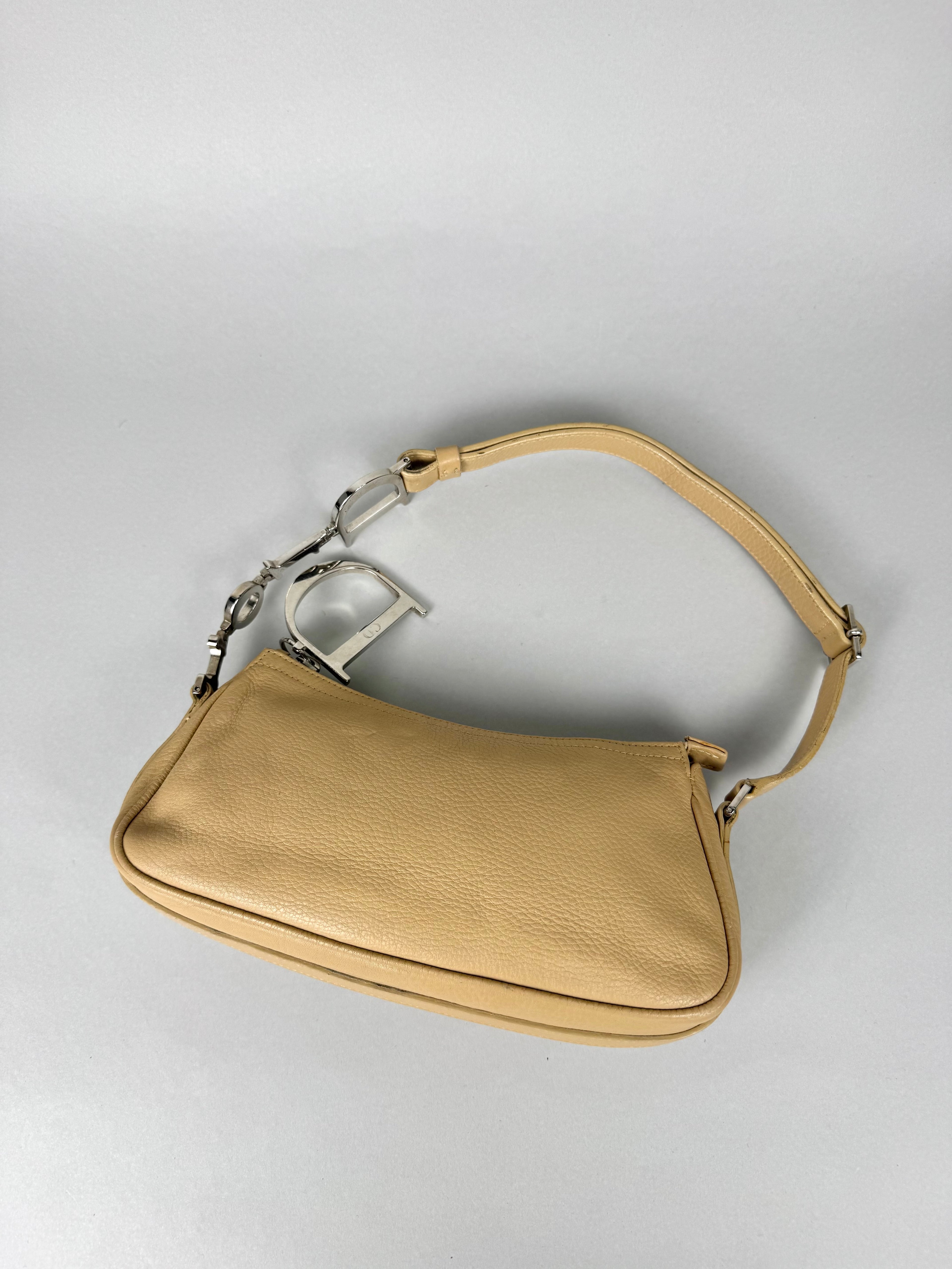 Christian Dior D Charms Leather Pochette