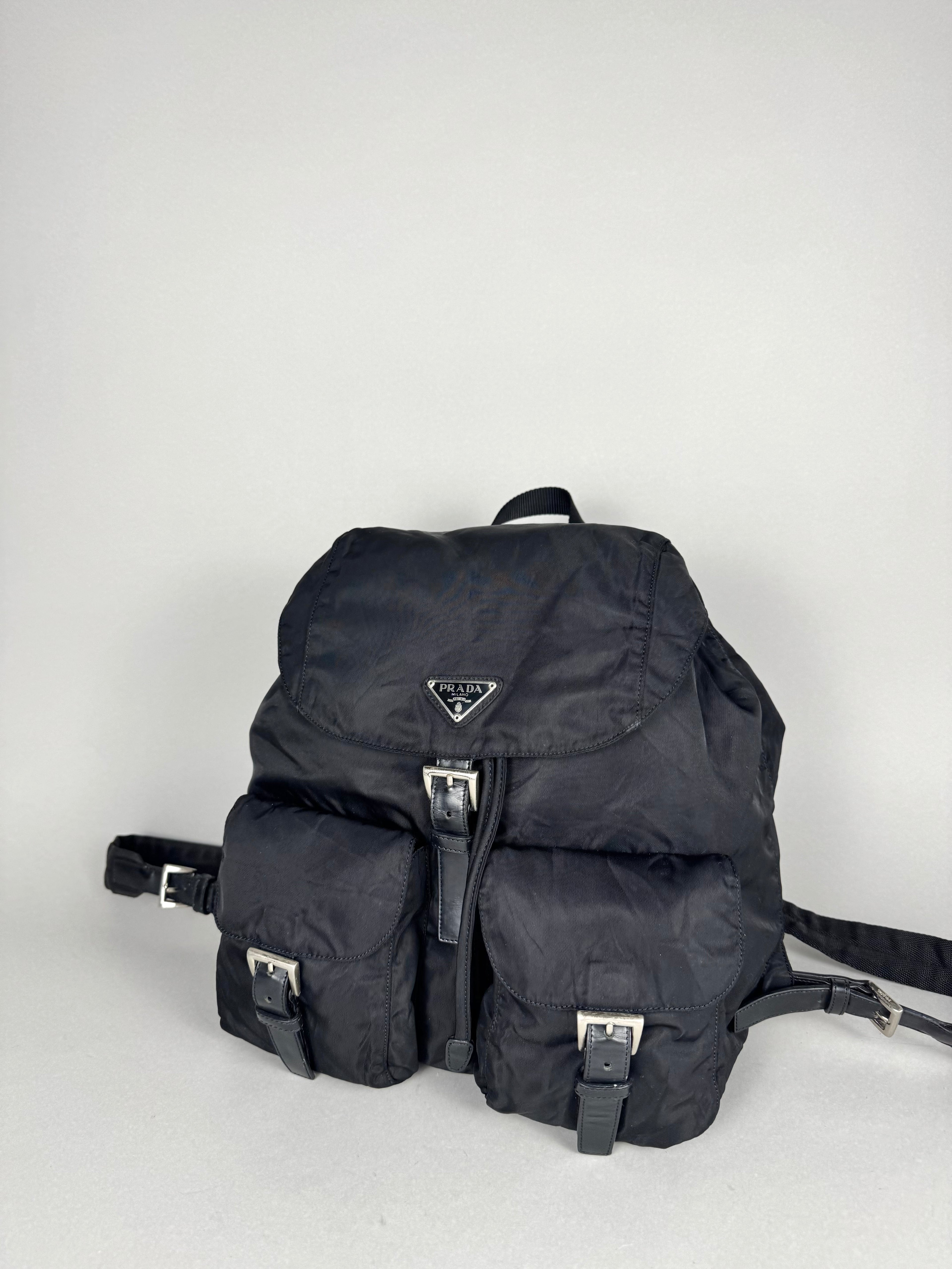 Prada Nylon Black Backpack Medium