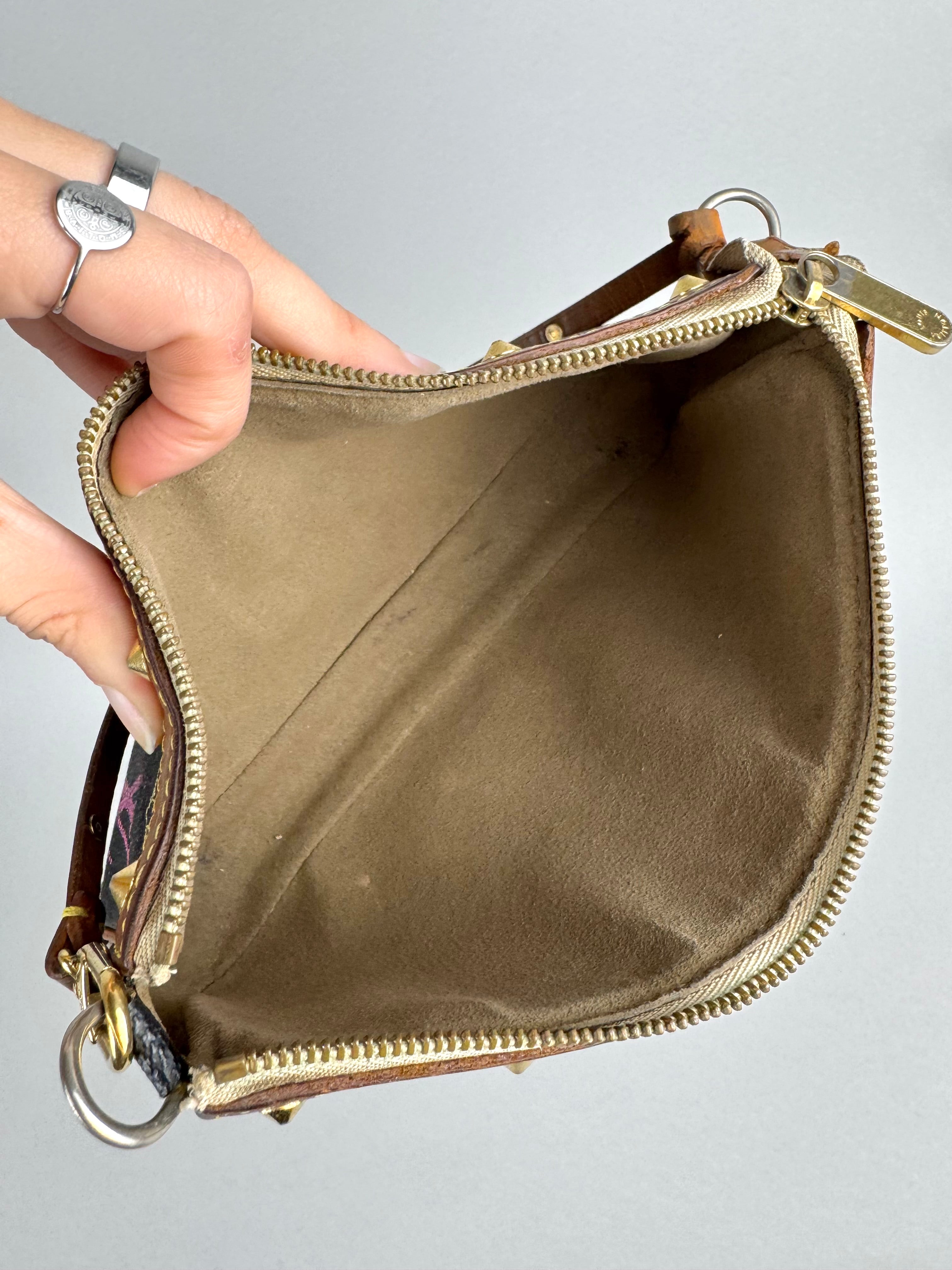 Louis Vuitton Pochette Multicolor Black Monogram