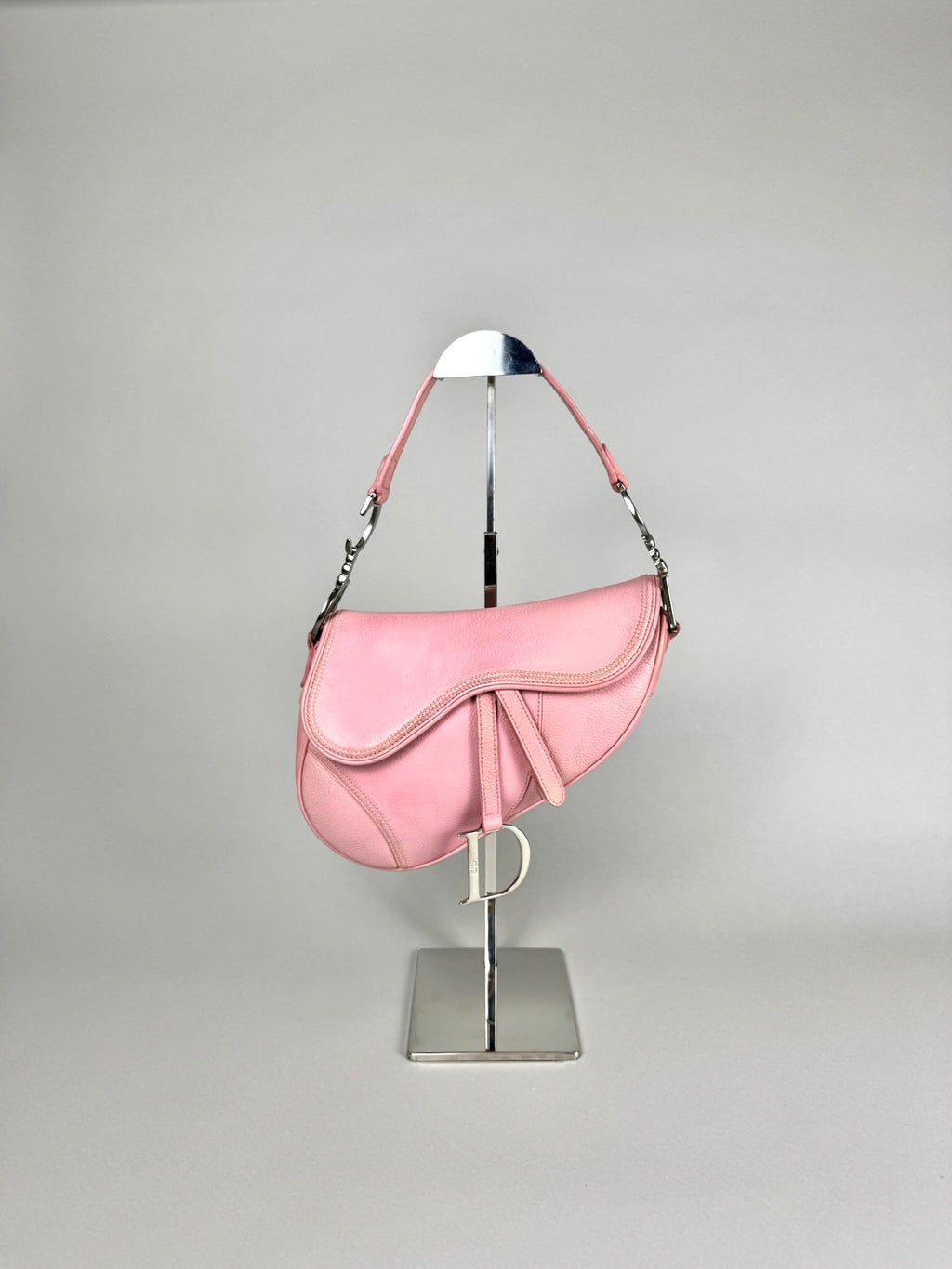Christian Dior Saddle Pink Leather
