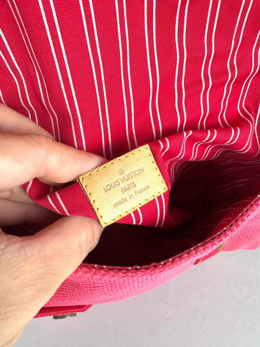 Louis Vuitton Pink Antigua Sac Rabat