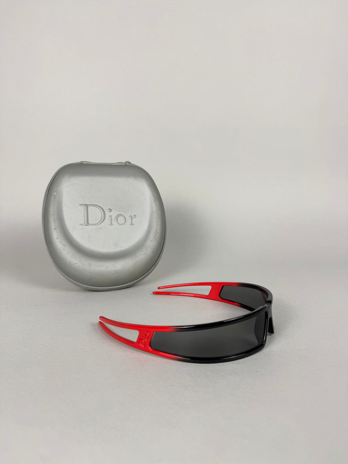 Christian Dior Red and Black Bandage 1 Sunglasses