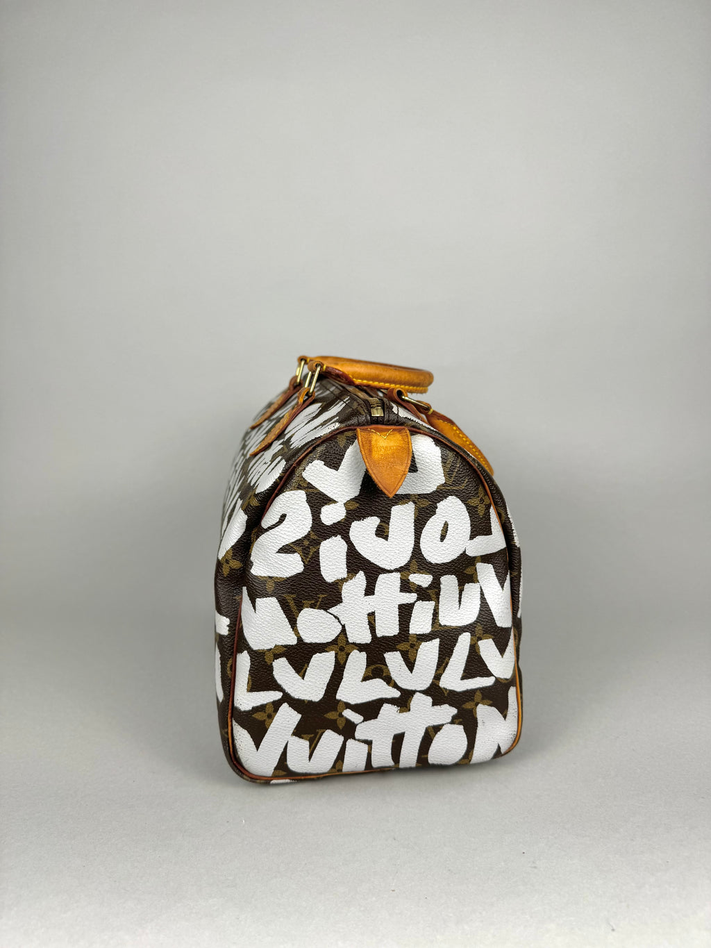 Louis Vuitton Speedy 30 Grafitti White Stephen Sprouse