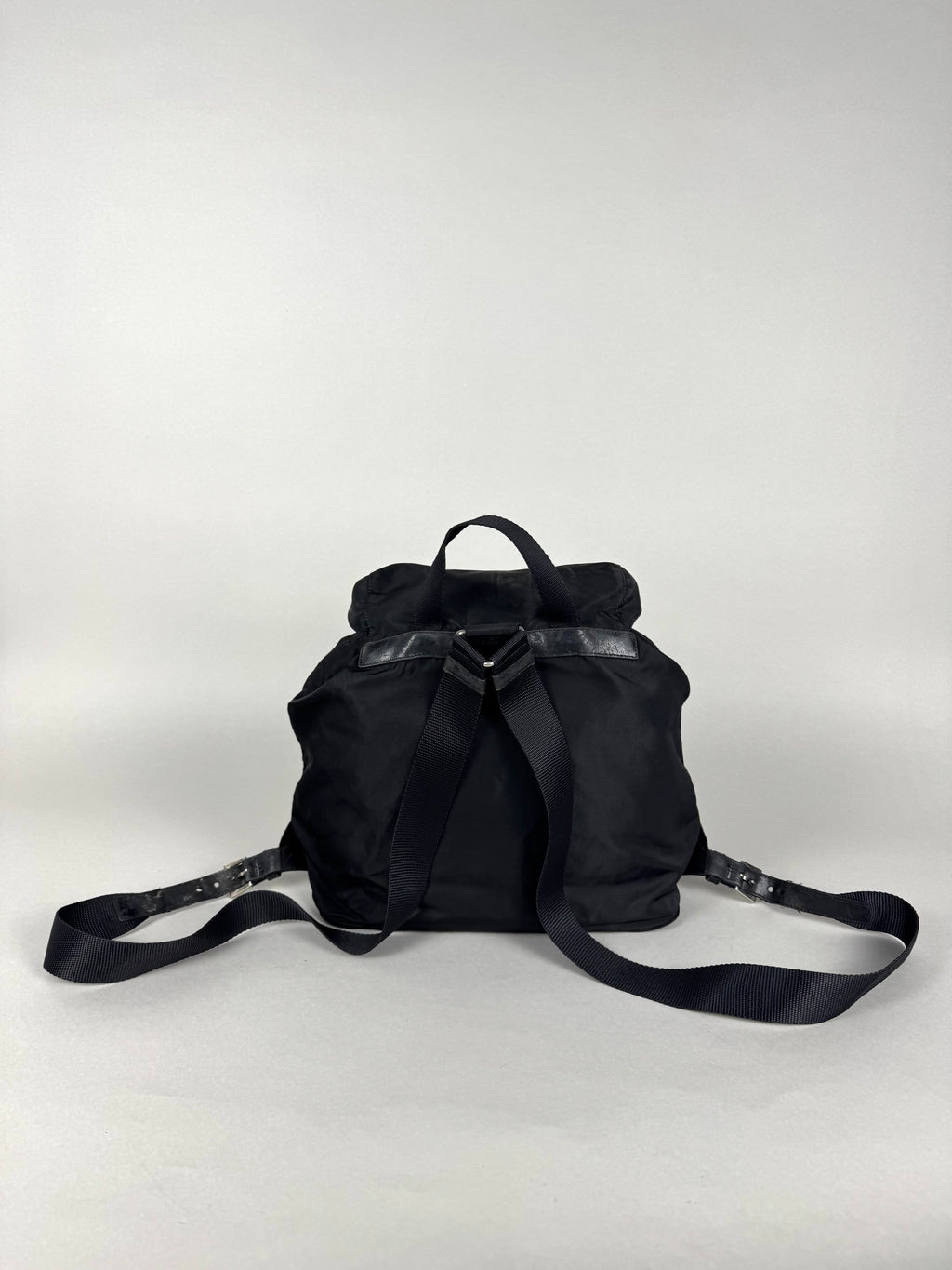 Prada Black Nylon Backpack Medium