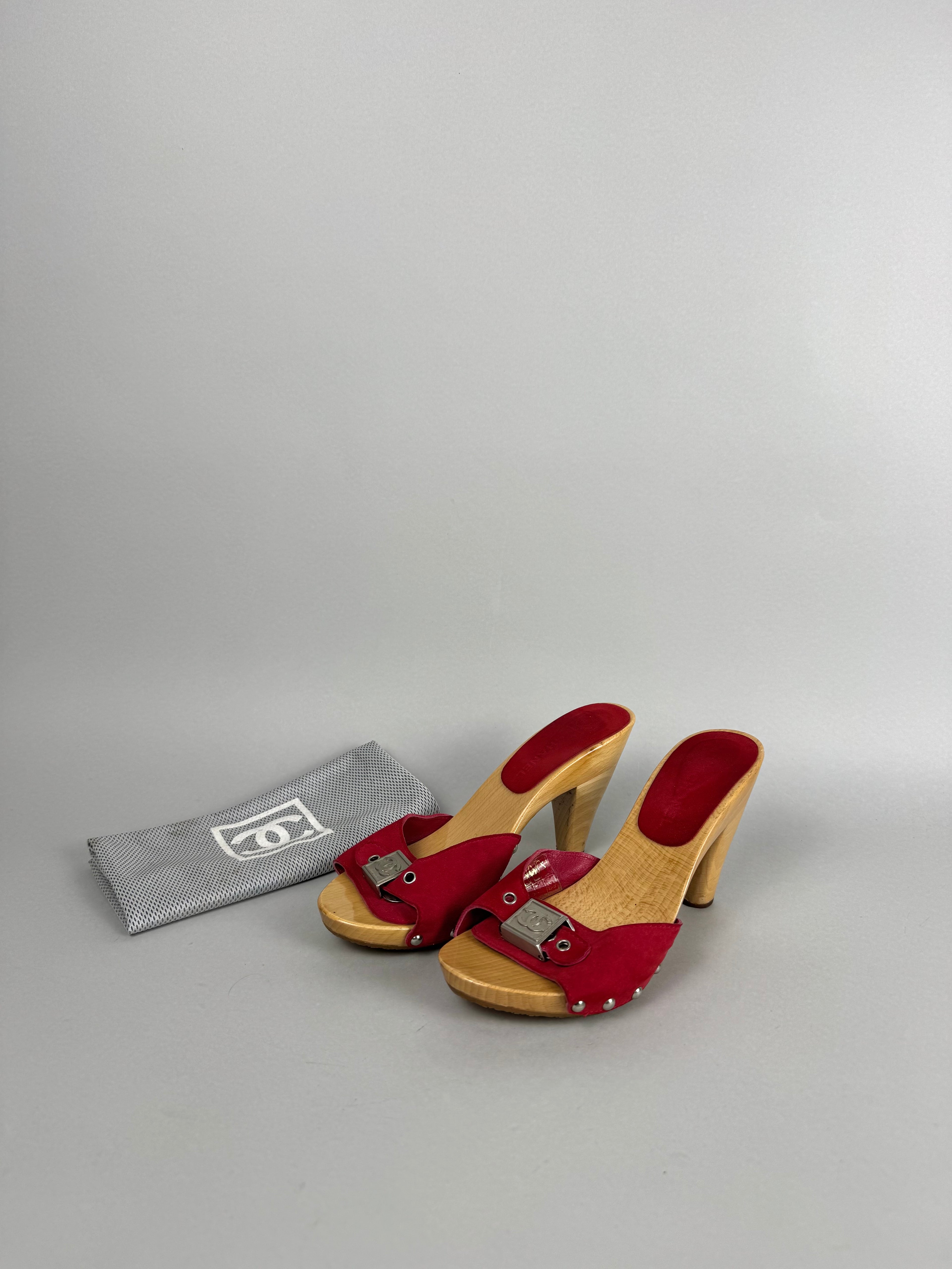 Chanel Suede Heels