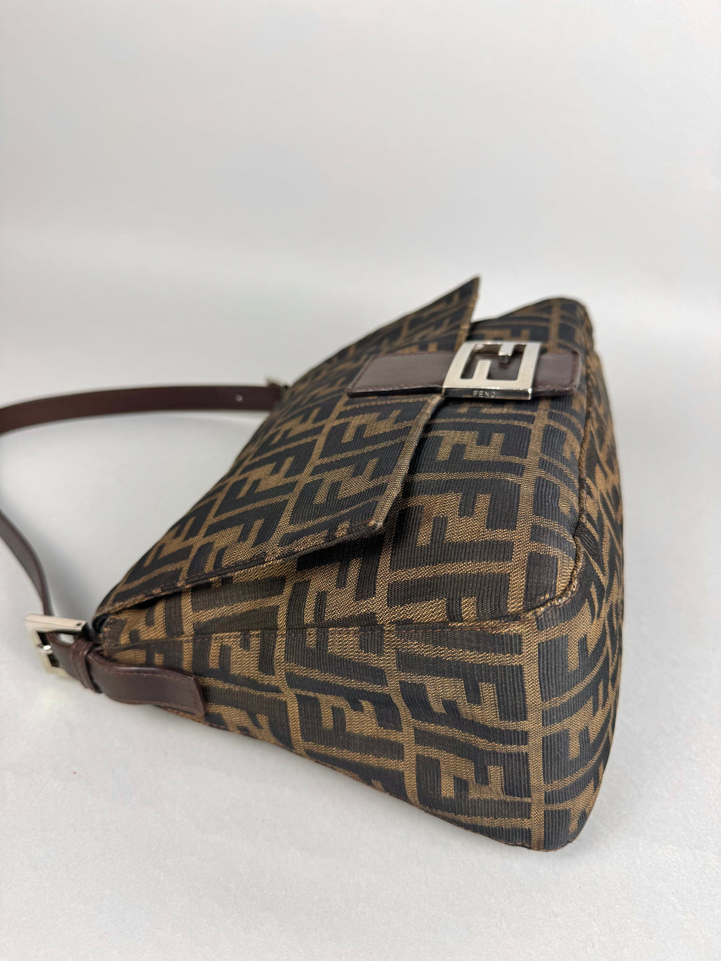 Fendi Monogram Zucca Mamma Baguette