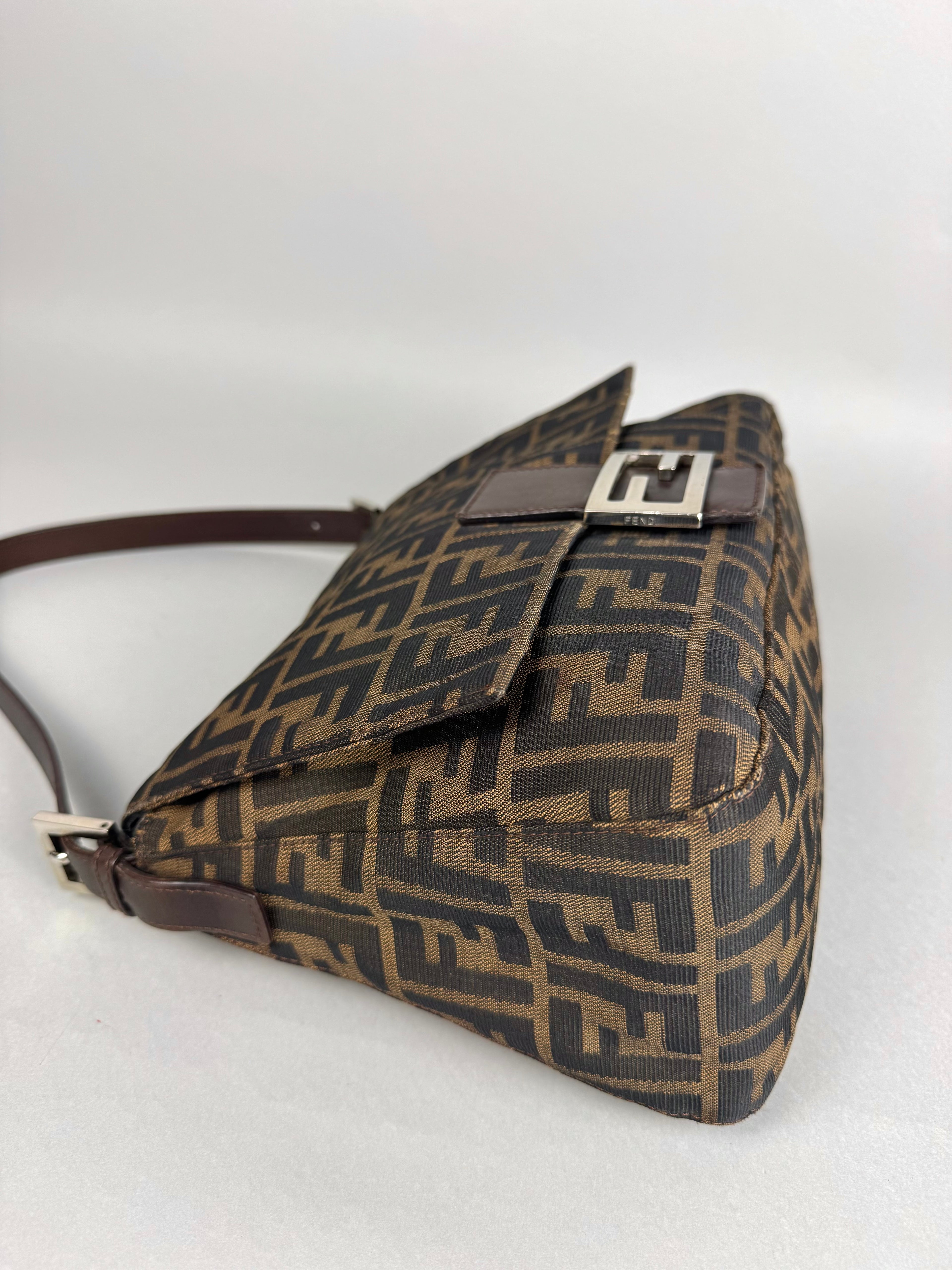 Fendi Monogram Zucca Mamma Baguette