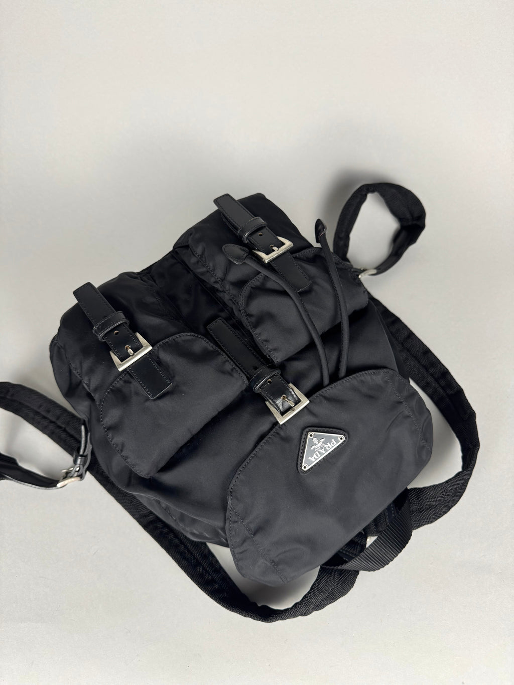 Prada Nylon Black Backpack Small